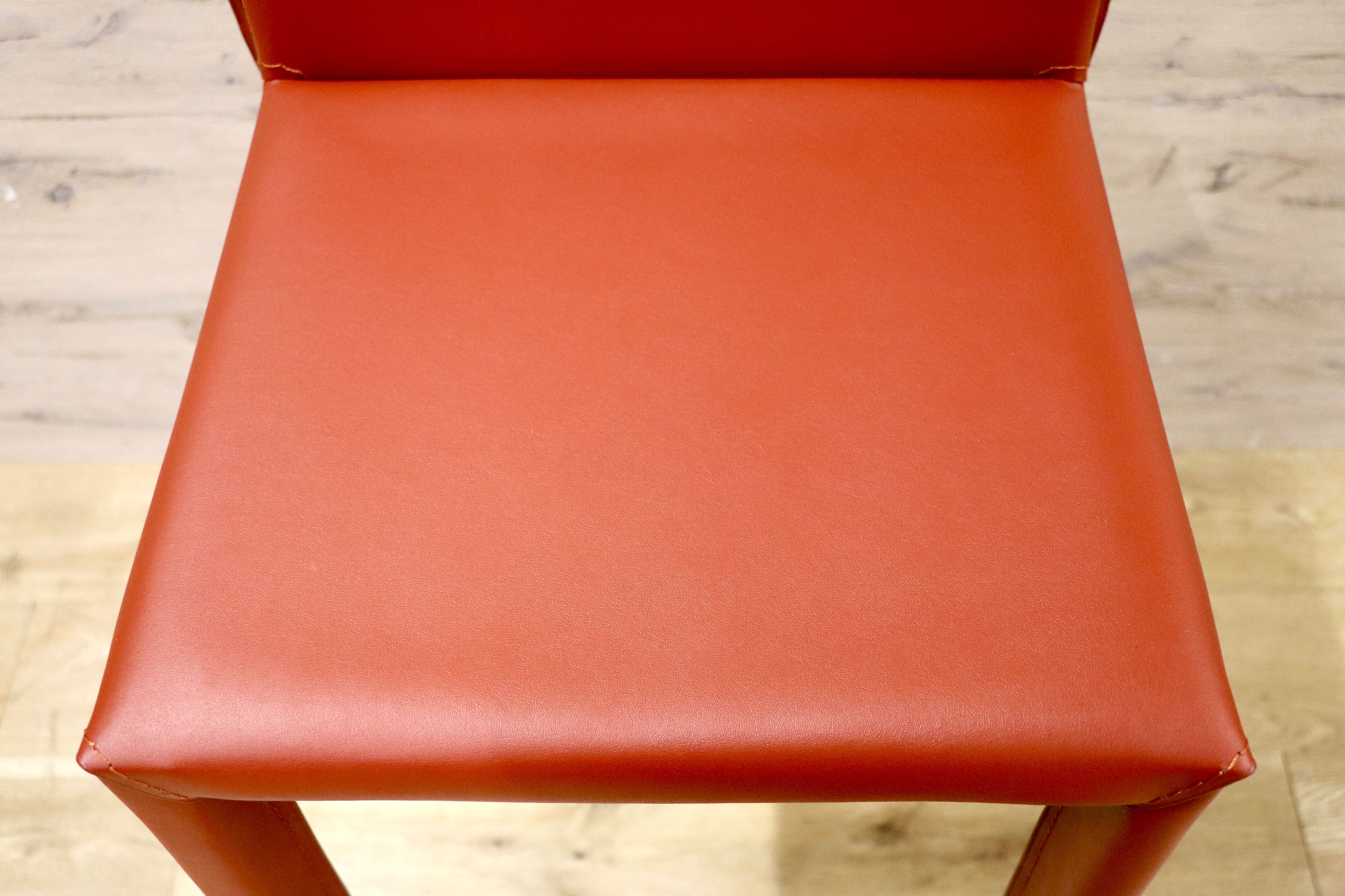 GMHN282A○アダル カウンターチェア ハイチェア バーチェア ハイスツール バースツール リサイクルレザー モダン シンプル 展示品