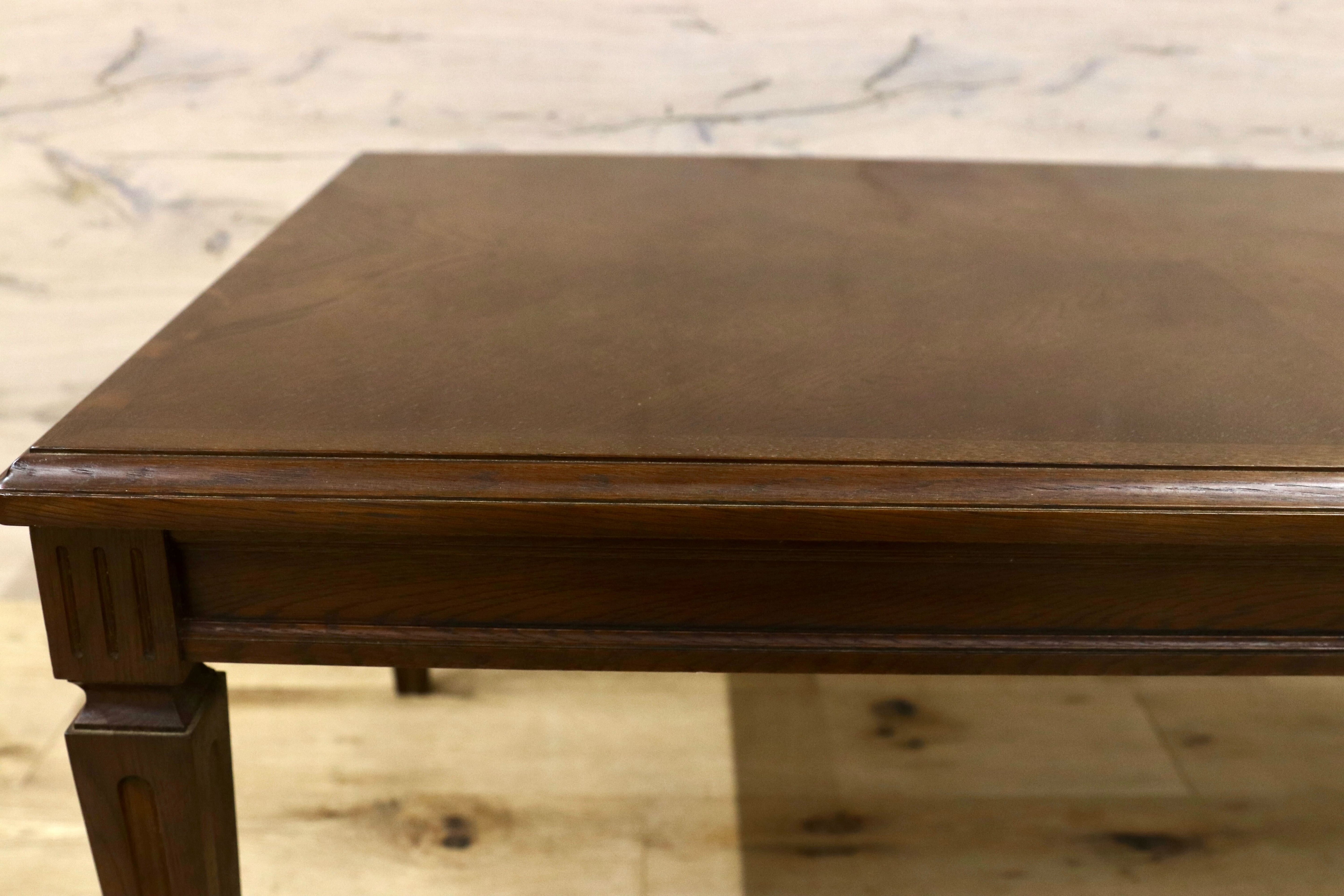 GMHK533○domani / ドマーニ センターテーブル リビングテーブル 応接机 ブラウン カリモク最高峰 クイーンズライフ オーク クラシック