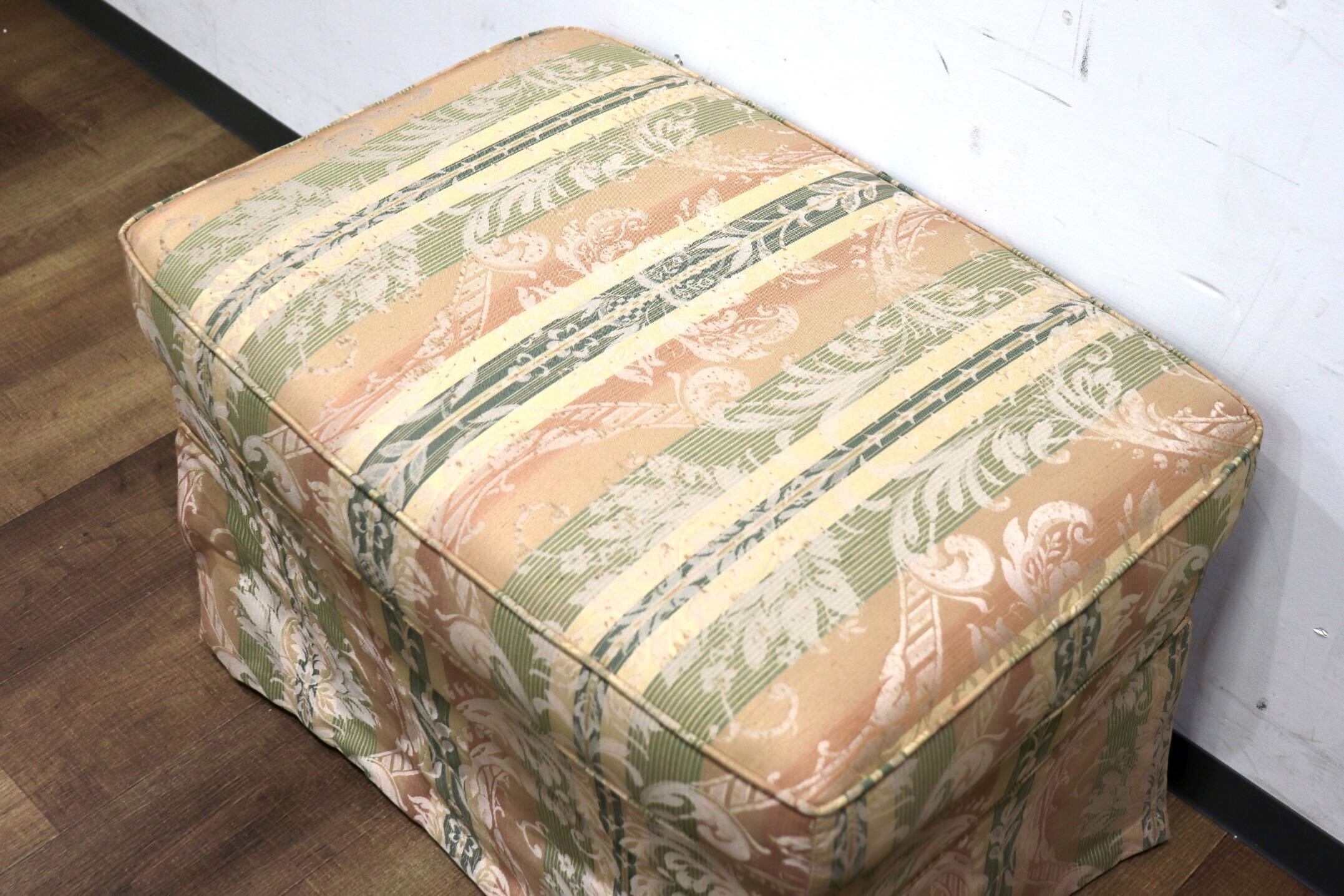 GMHN266F○domani / ドマーニ エクセルライフ カリモク最高峰 オットマン スツール エレガント ファブリック 国産家具