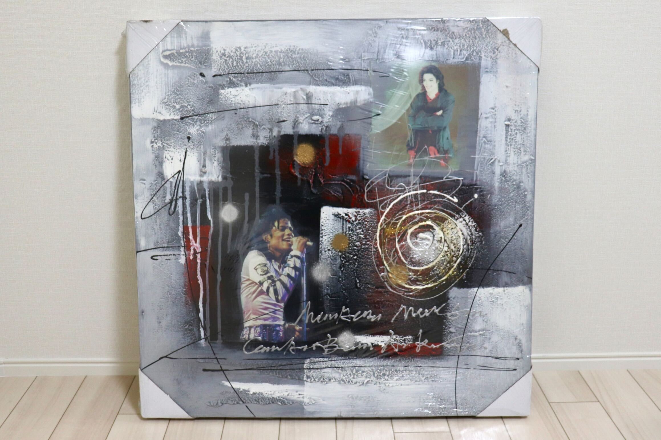 GMIK749R◯マイケル・ジャクソン アートパネル 大型 インテリアボード コラージュアート