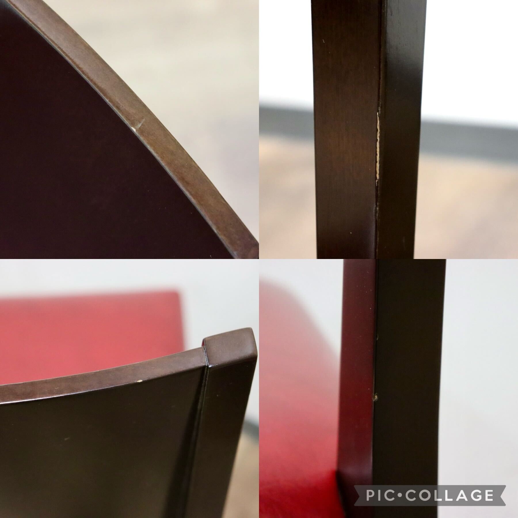 GMHH21C○CRES ダイニングチェア 椅子 2脚セット 合皮 食卓椅子 木製