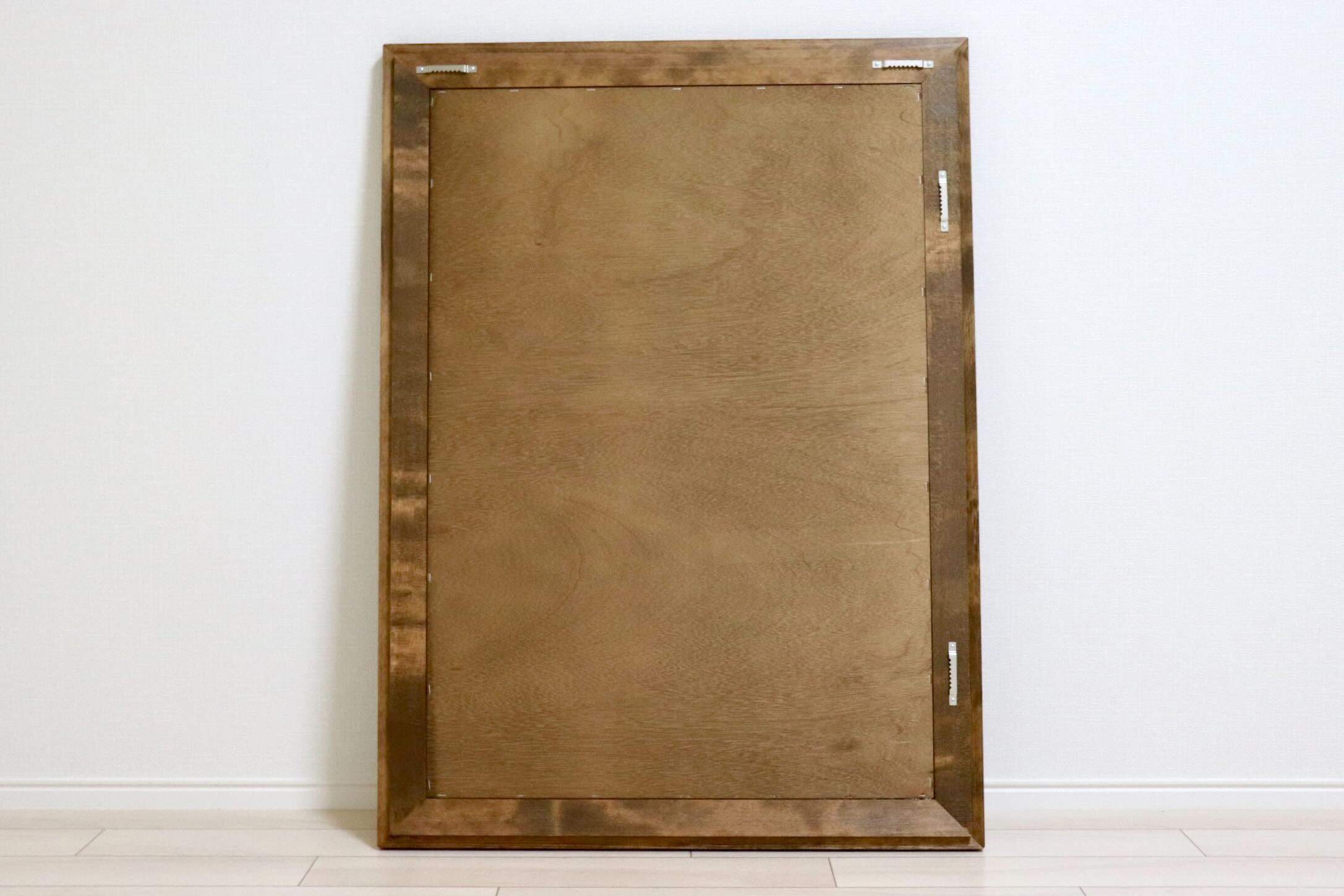 GMIH415F○Canffy / キャンフィ ダブルフレーム ウォールミラー 壁掛けミラー 全身鏡 鏡 姿見 ミラー 天然木 定価約2.4万