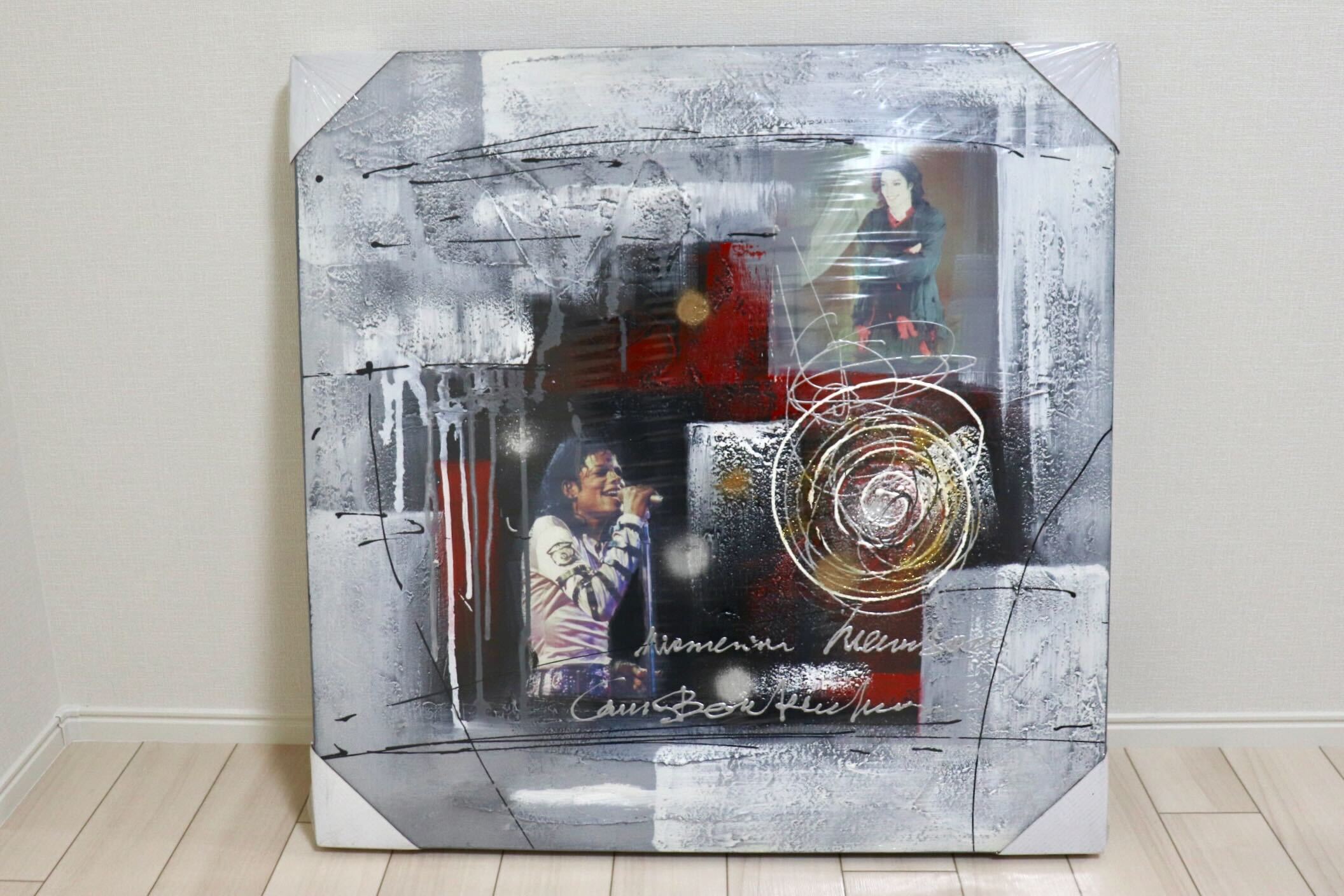 GMIK749S◯マイケル・ジャクソン アートパネル 大型 インテリアボード コラージュアート