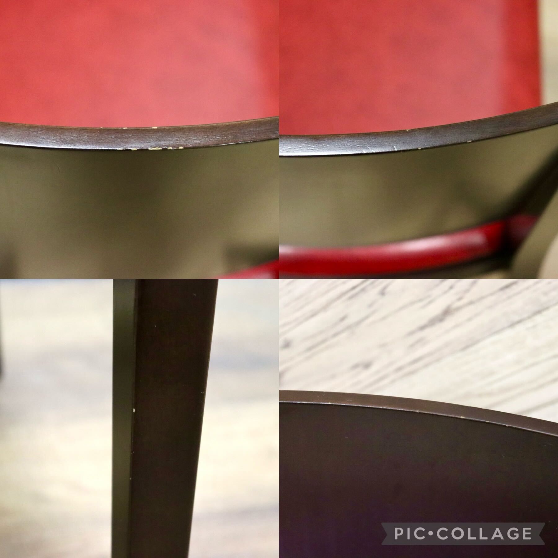 GMHH21D○CRES ダイニングチェア 椅子 2脚セット 合皮 食卓椅子 木製