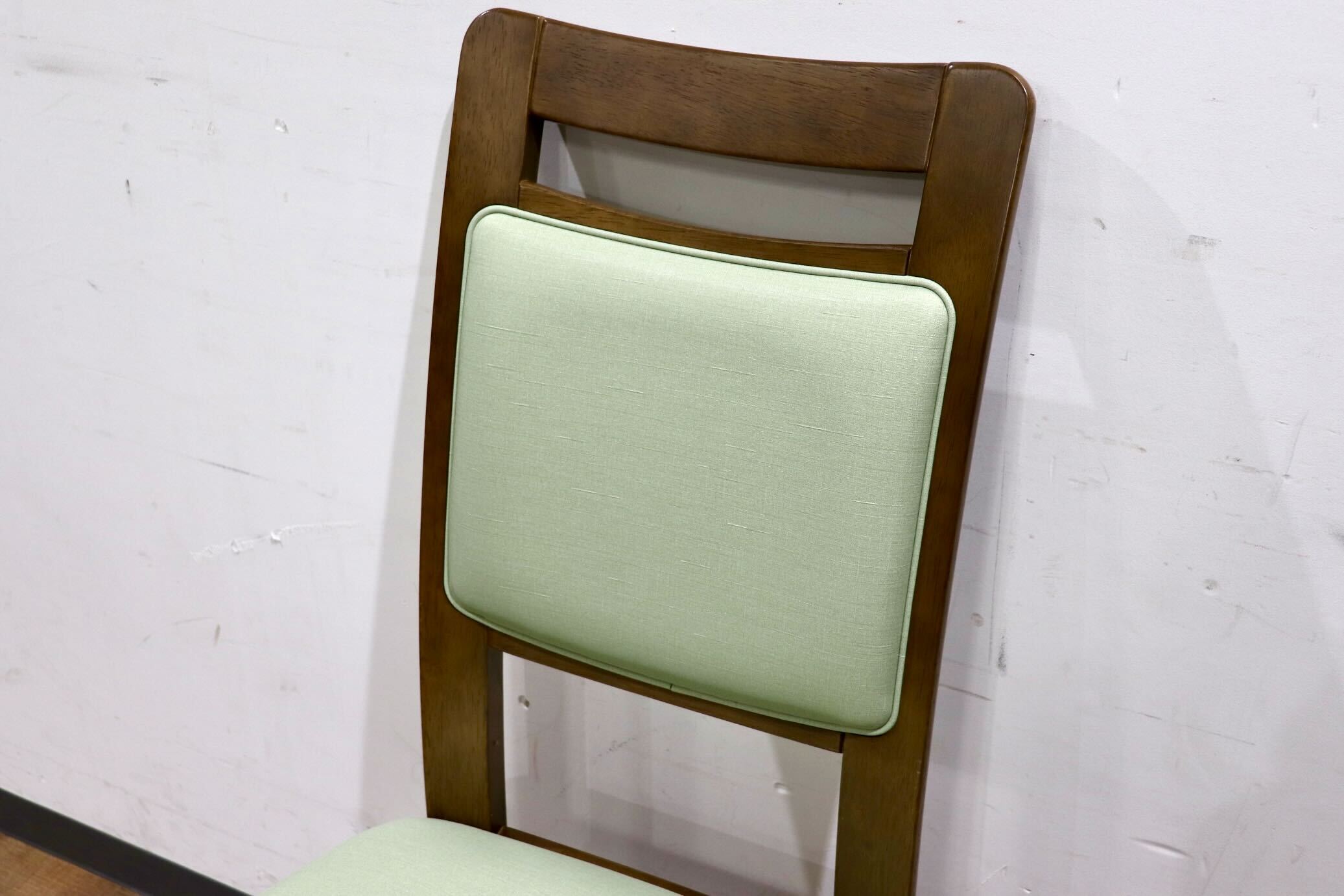 GMHH339B○karimoku / カリモク Direttore ディレトーレ ダイニングチェア 食卓椅子 イス 合皮 若葉色 モダン カントリー 国産家具