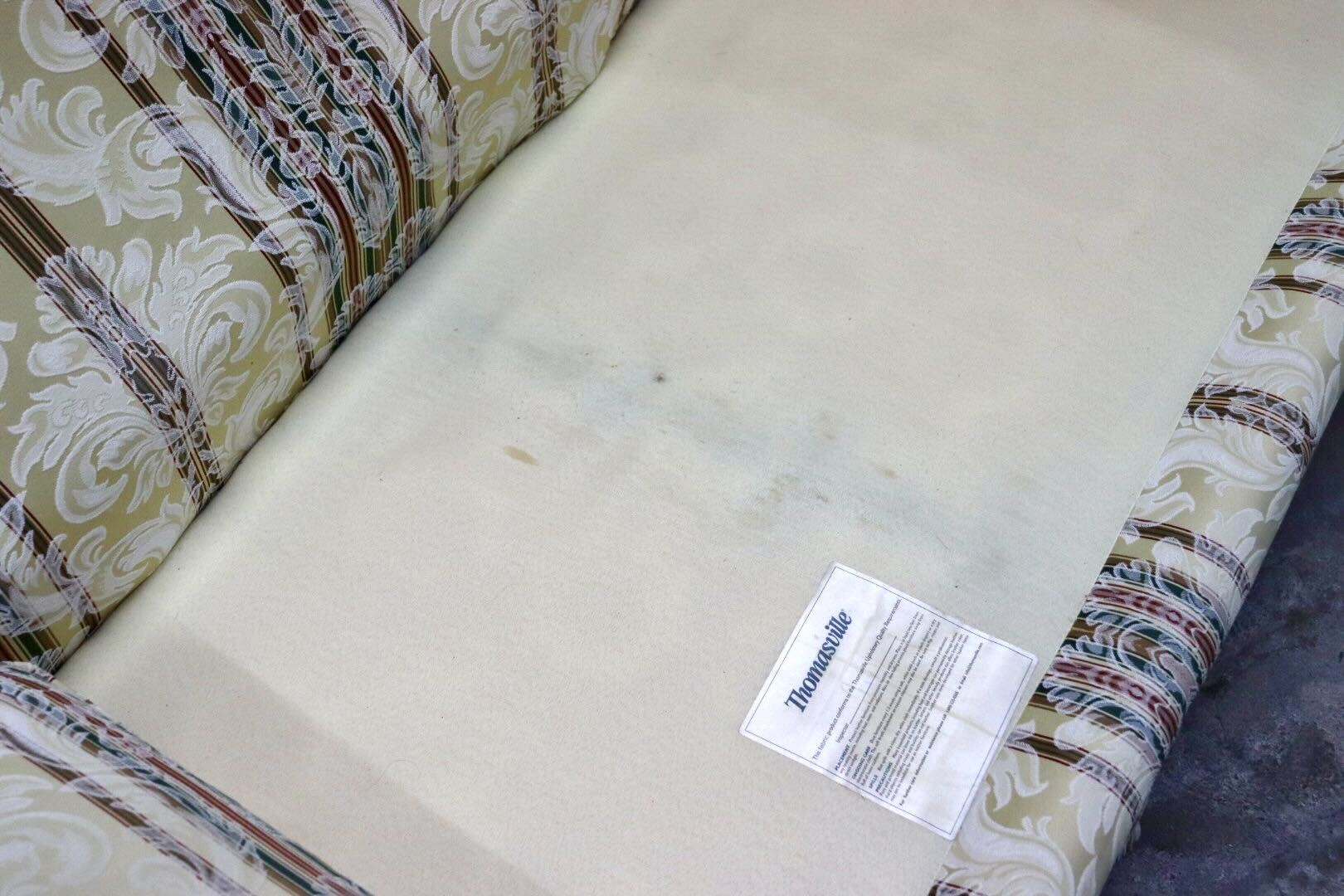 GMIH352○Thomasville / トーマスビル 3人掛けソファ トリプルソファ 長椅子 ファブリック エレガント クラシック