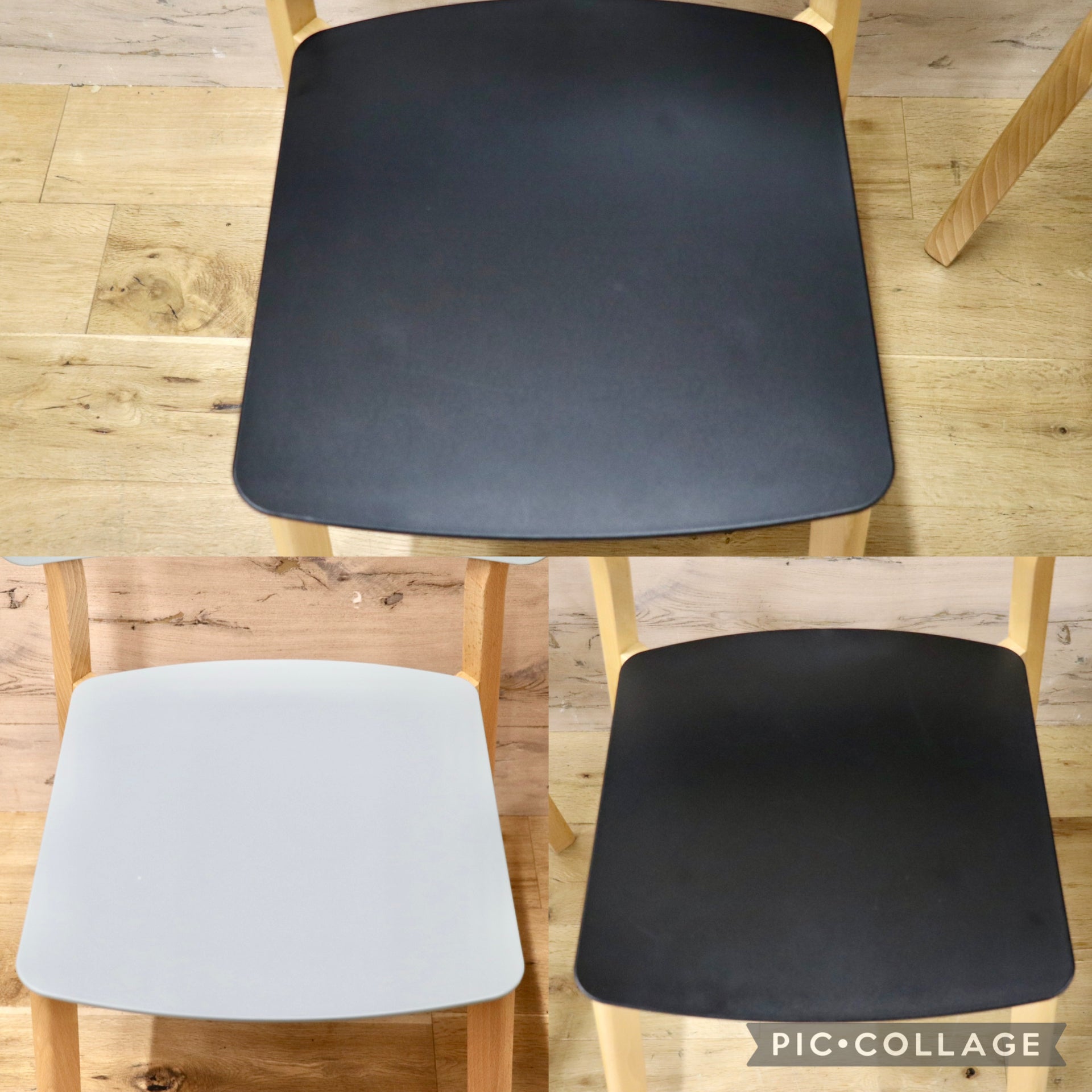 GMJK213B◯KOKUYO / コクヨ Plocka プロッカ スタッキングチェア ミーティングチェア ダイニングチェア 椅子 3脚セット オフィス 北欧