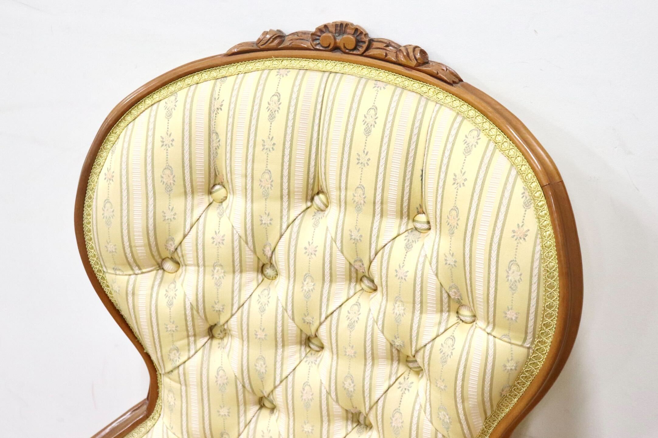 GMHH29B○イタリア ダイニングチェア 子供椅子 撮影用チェア ドールチェア ミニチェア ロココ調 猫脚 彫刻 ヨーロピアン クラシック 展示品