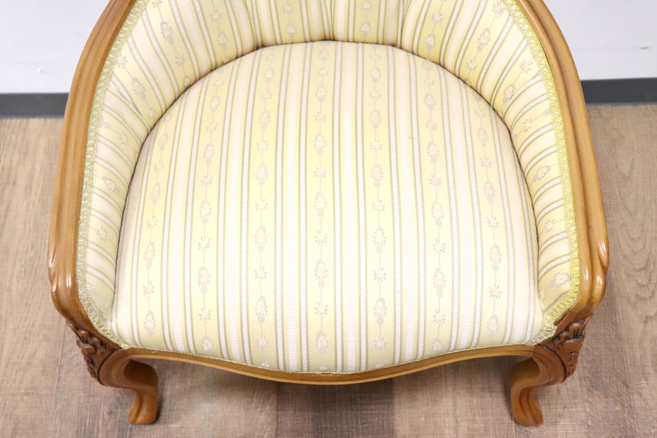 GMHH29B○イタリア ダイニングチェア 子供椅子 撮影用チェア ドールチェア ミニチェア ロココ調 猫脚 彫刻 ヨーロピアン クラシック 展示品