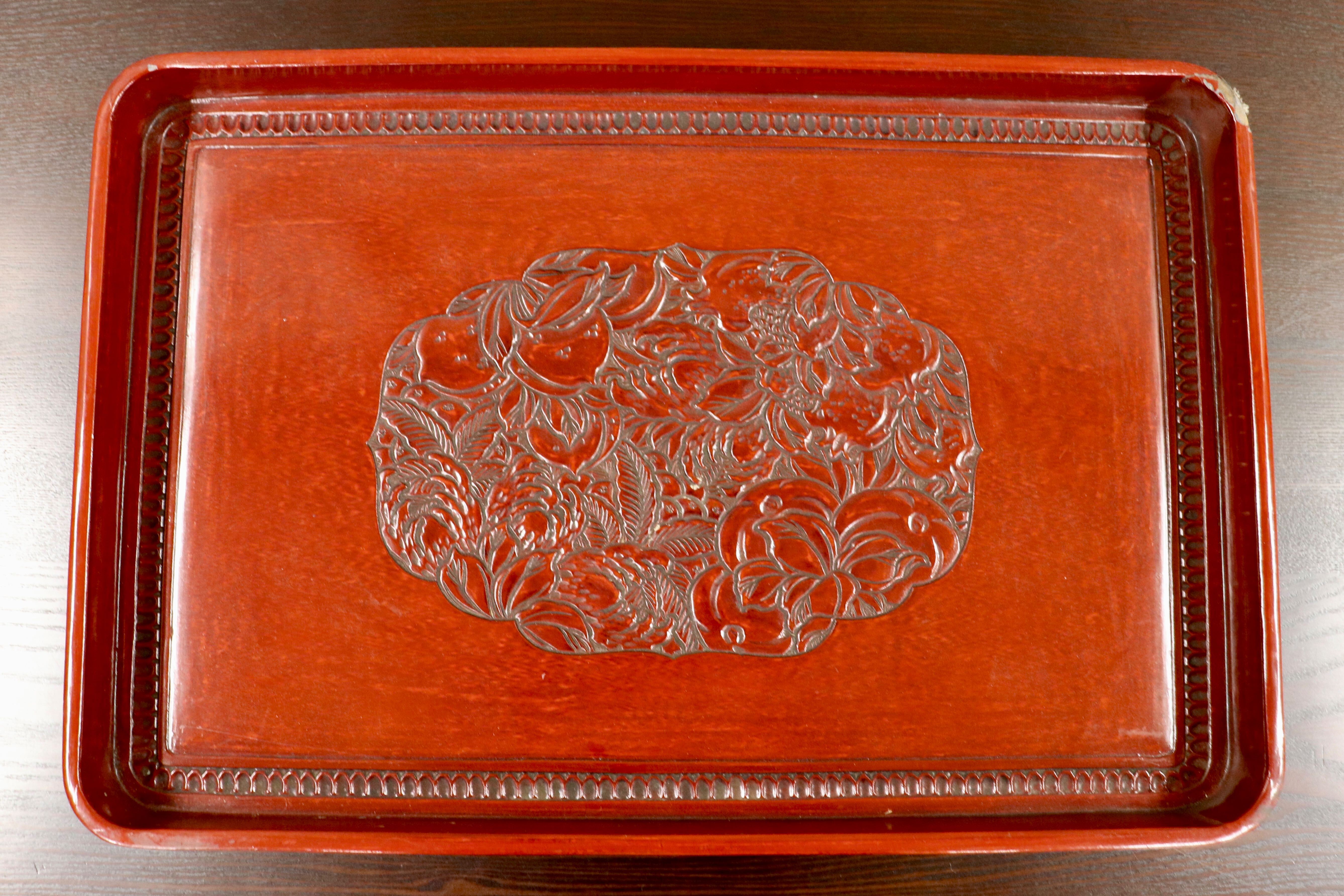 GMHS461○お盆 和盆 角盆 長方盆 四方盆 木彫り 花器 盆栽 飾り台 和室 古民家 アンティーク