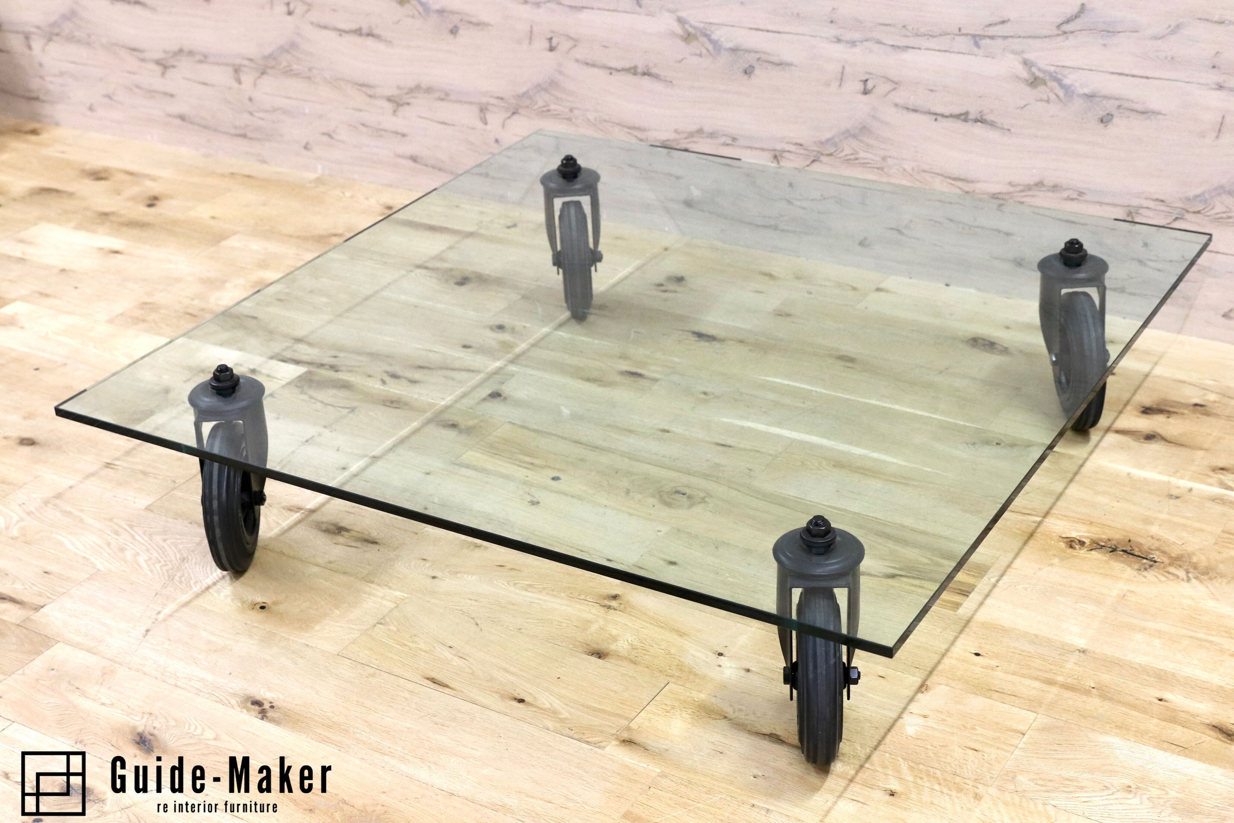 GMFN206○Cassina ixc / カッシーナ FontanaArte フォンタナアルテ ガラステーブル イタリア モダン 廃番 名作 希少