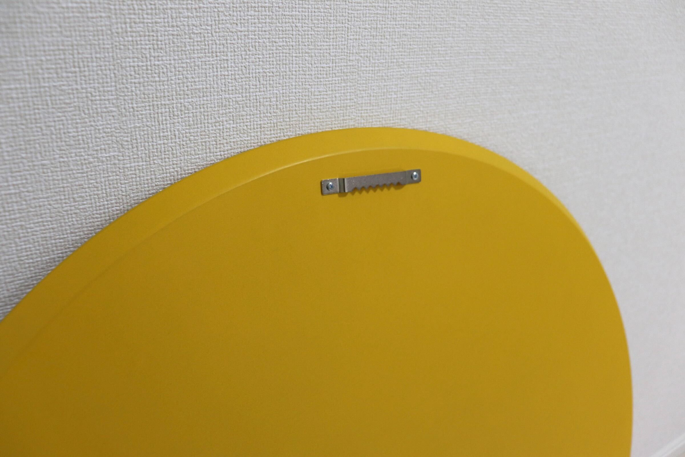 GMIH415G○SENNOKI / センノキ ロンダシリーズ ウォールミラー 壁掛けミラー 丸型 イエロー 鏡 姿見 ミラー