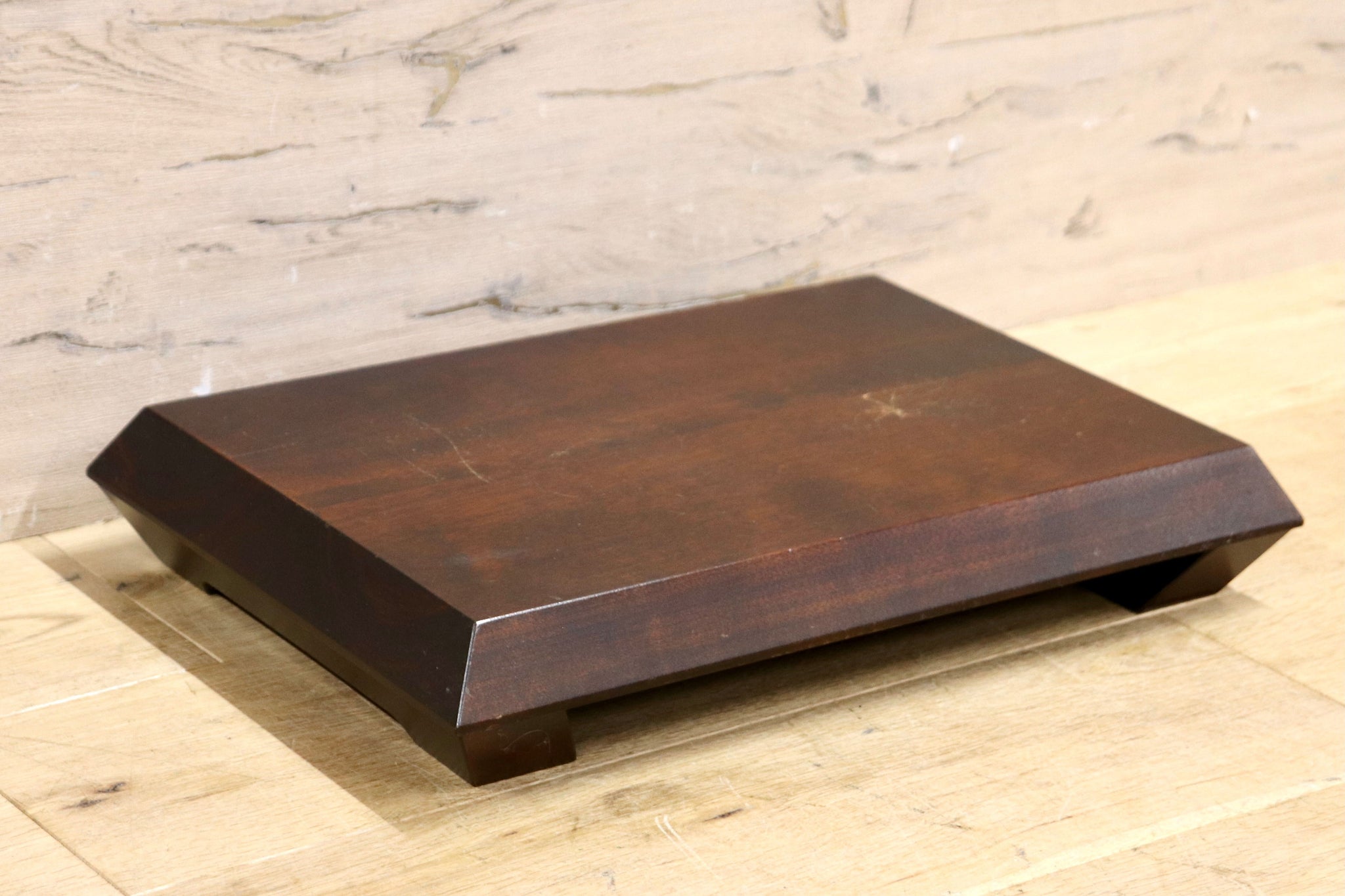 美品 格安 無印良品 オットマン レザー わるく 