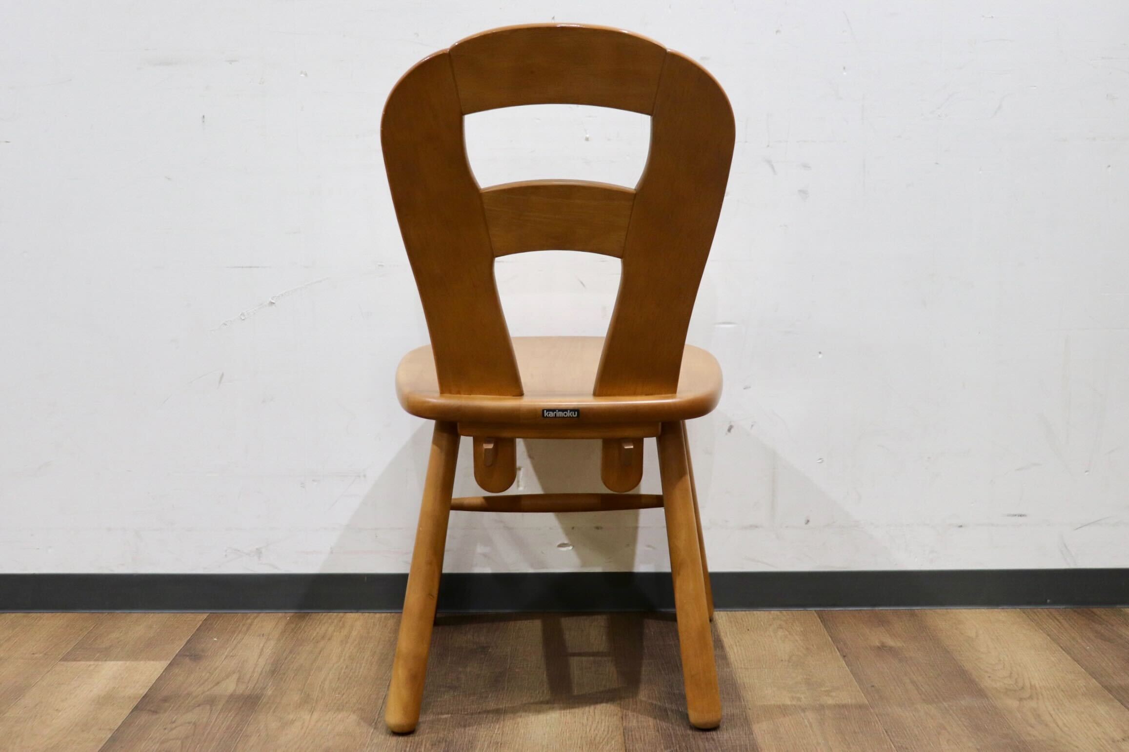 GMHH347A○karimoku / カリモク ダイニングチェア アームレスチェア 椅子 天然木 カントリー ナチュラル モダン 国産家具