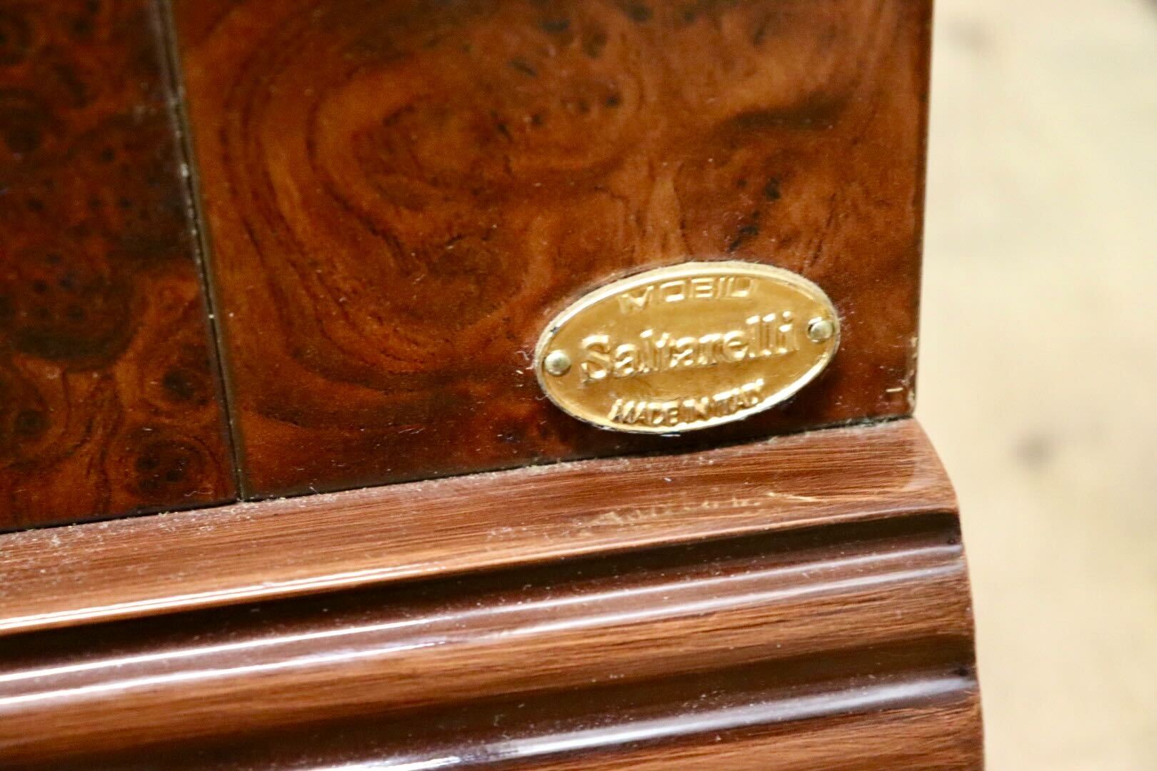GMHN35○Saltarelli Mobili / サルタレッリモビリ フローレンス カップボード キュリオケース 飾り棚 輸入家具 定価約19.2万
