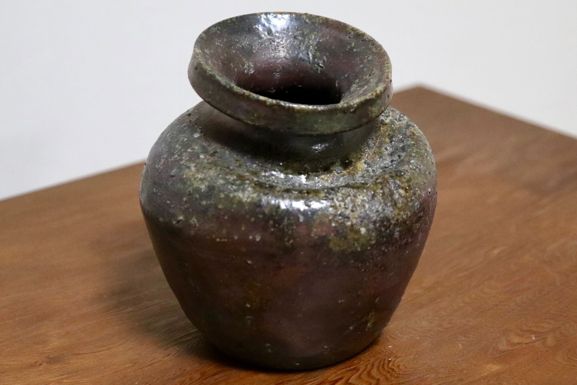 GMIO497B○丹山窯 丹波焼 掛花入 花器 伝統工芸 丹波篠山 未使用