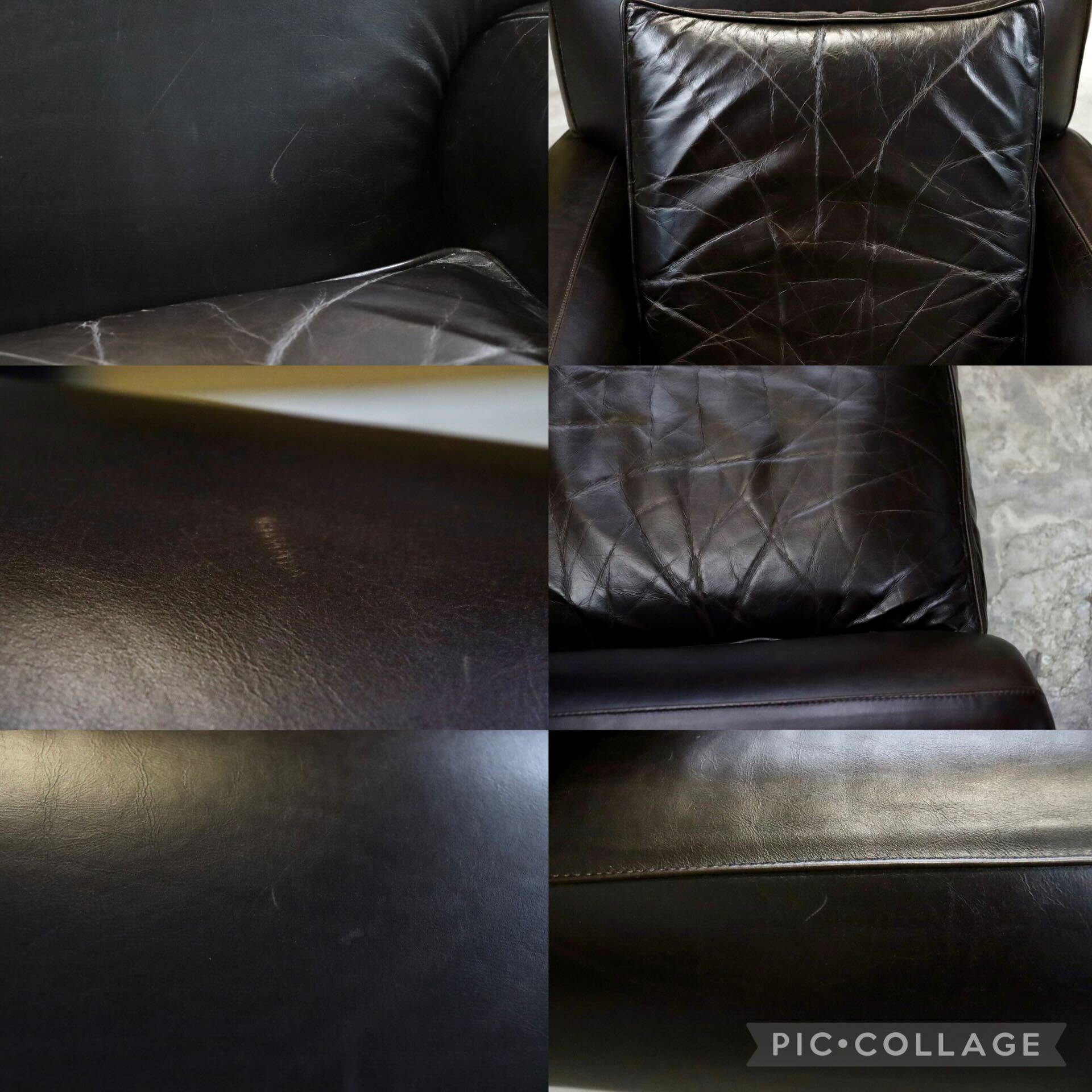 GMIK558B○Pottery Barn / ポッタリーバーン 1人掛けソファ シングルソファ ラウンジチェア 本革 ダークブラウン アメリカ 美品