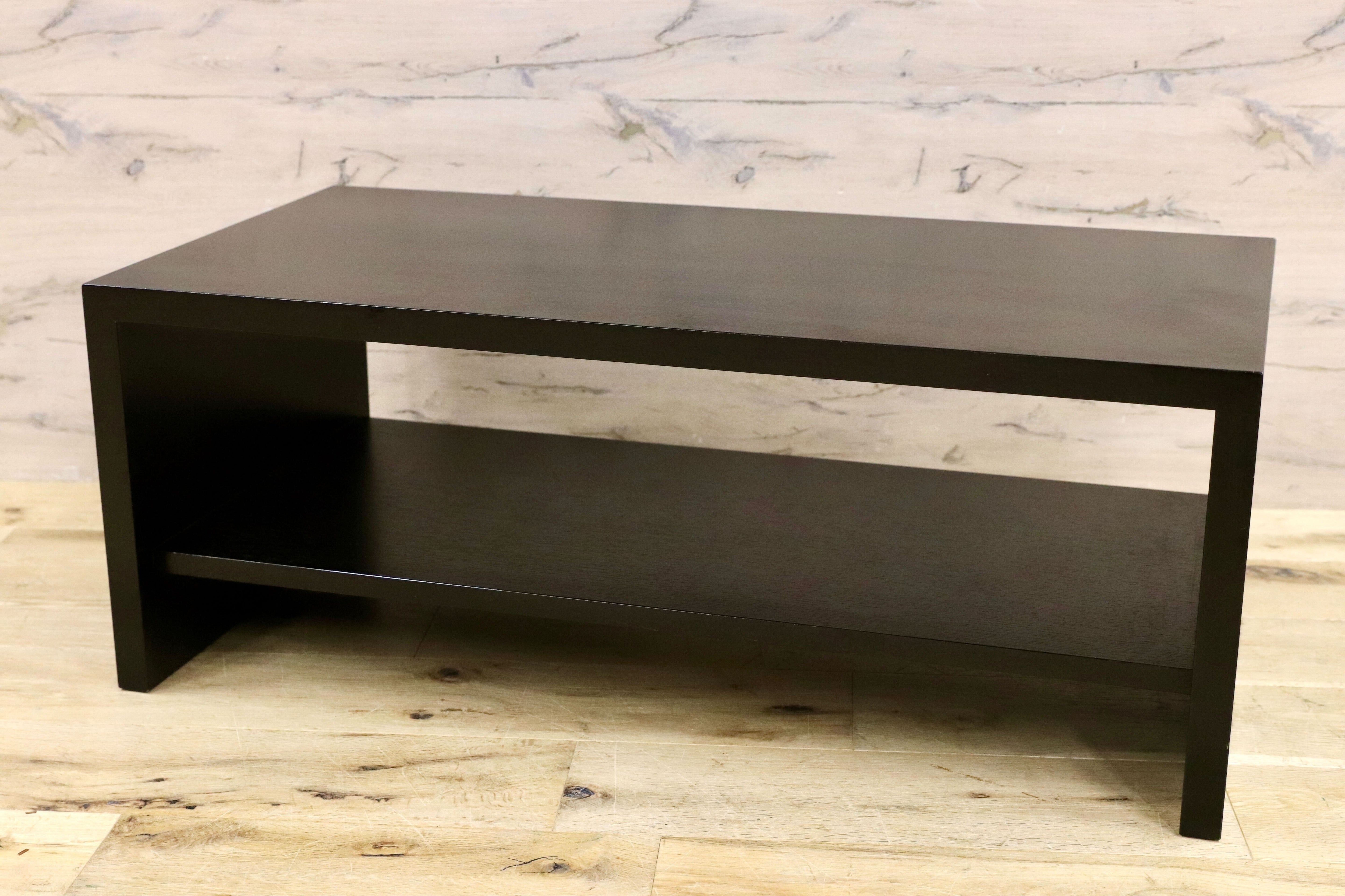 GMHS239○秋田木工 IDC大塚家具 センターテーブル リビングテーブル ローテーブル ブラック コーヒーテーブル 机