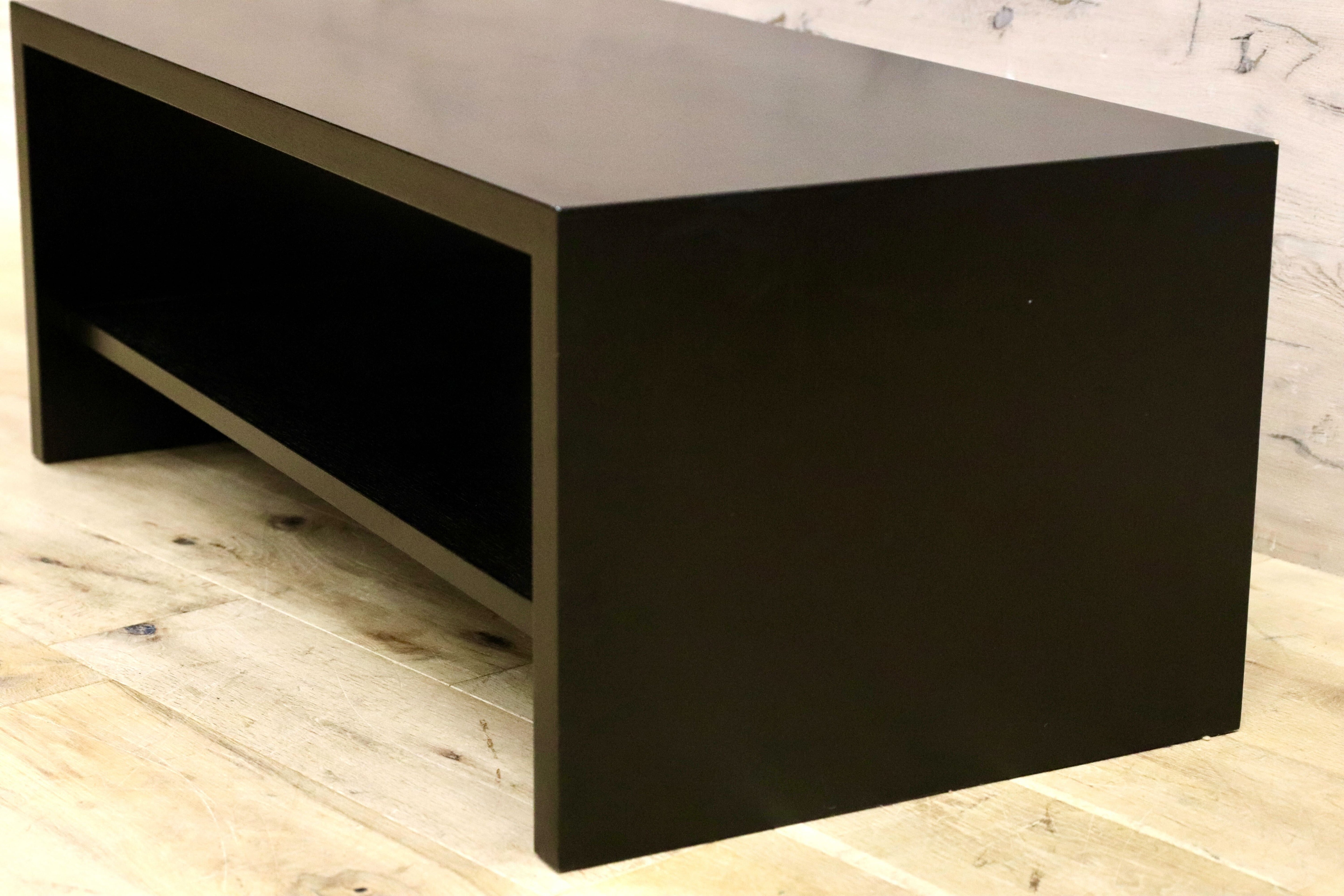 GMHS239○秋田木工 IDC大塚家具 センターテーブル リビングテーブル ローテーブル ブラック コーヒーテーブル 机