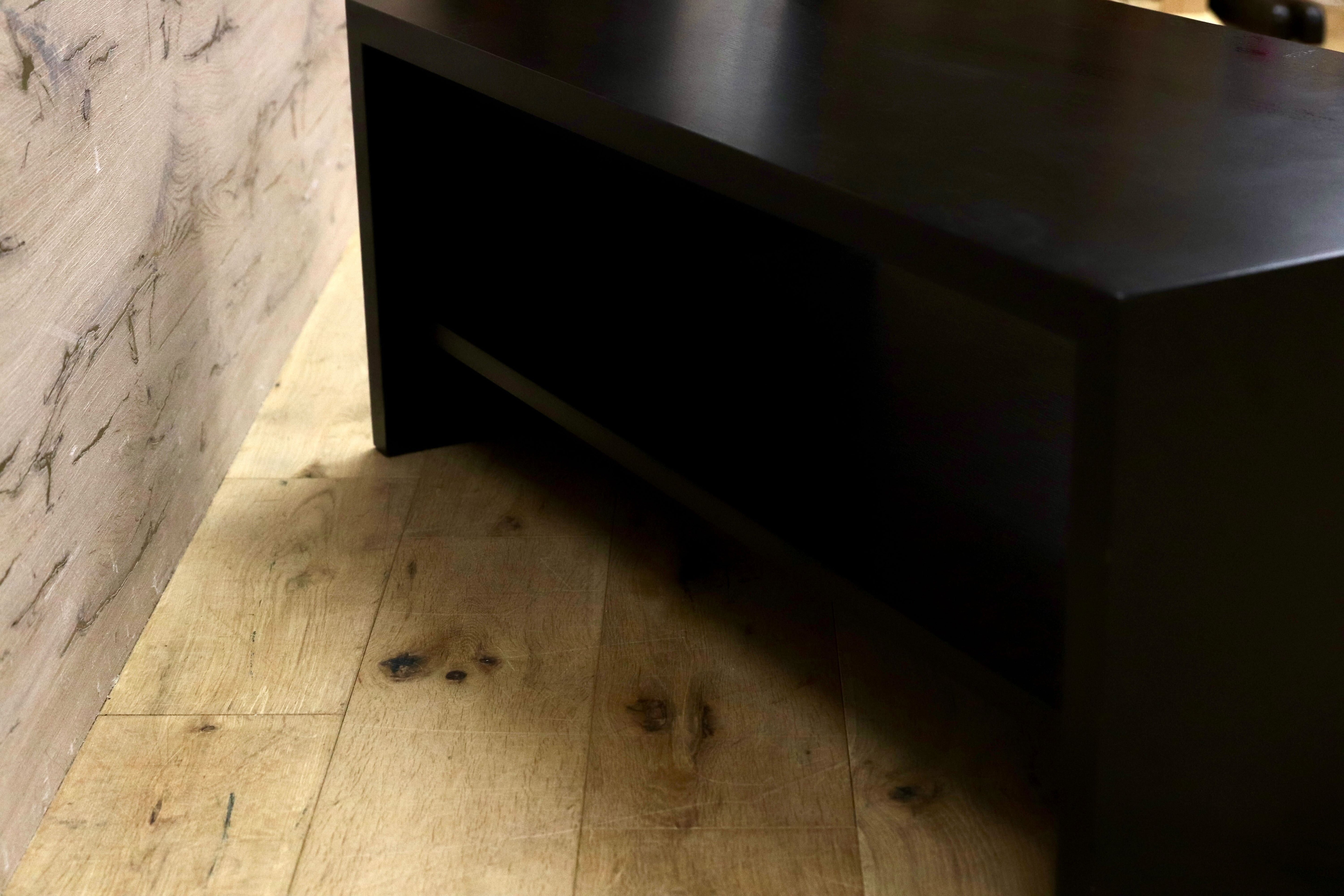 GMHS239○秋田木工 IDC大塚家具 センターテーブル リビングテーブル ローテーブル ブラック コーヒーテーブル 机