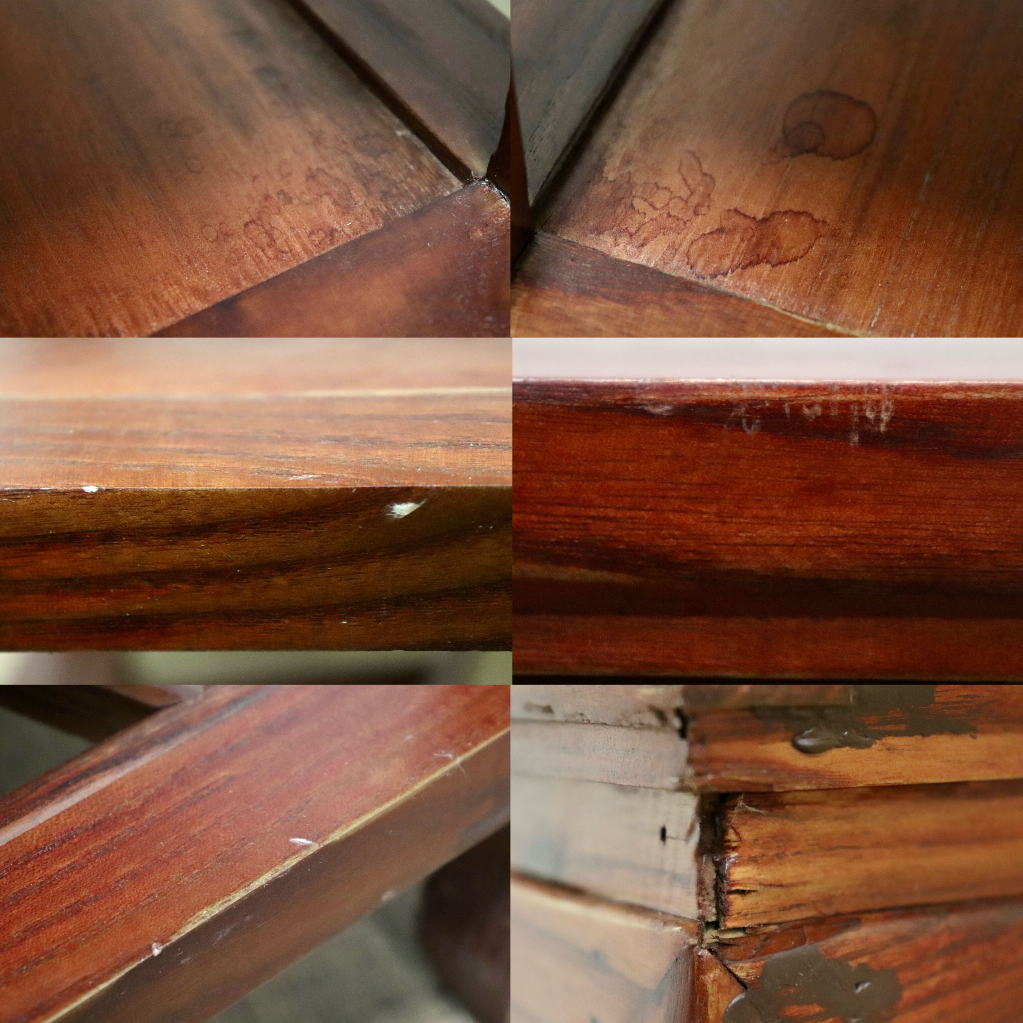 GMHK295I○中国民芸様式 アンティーク サイドテーブル コーヒーテーブル 花台 香炉台 飾り台 電話台 机 店舗什器 木製 クラシック アジアン