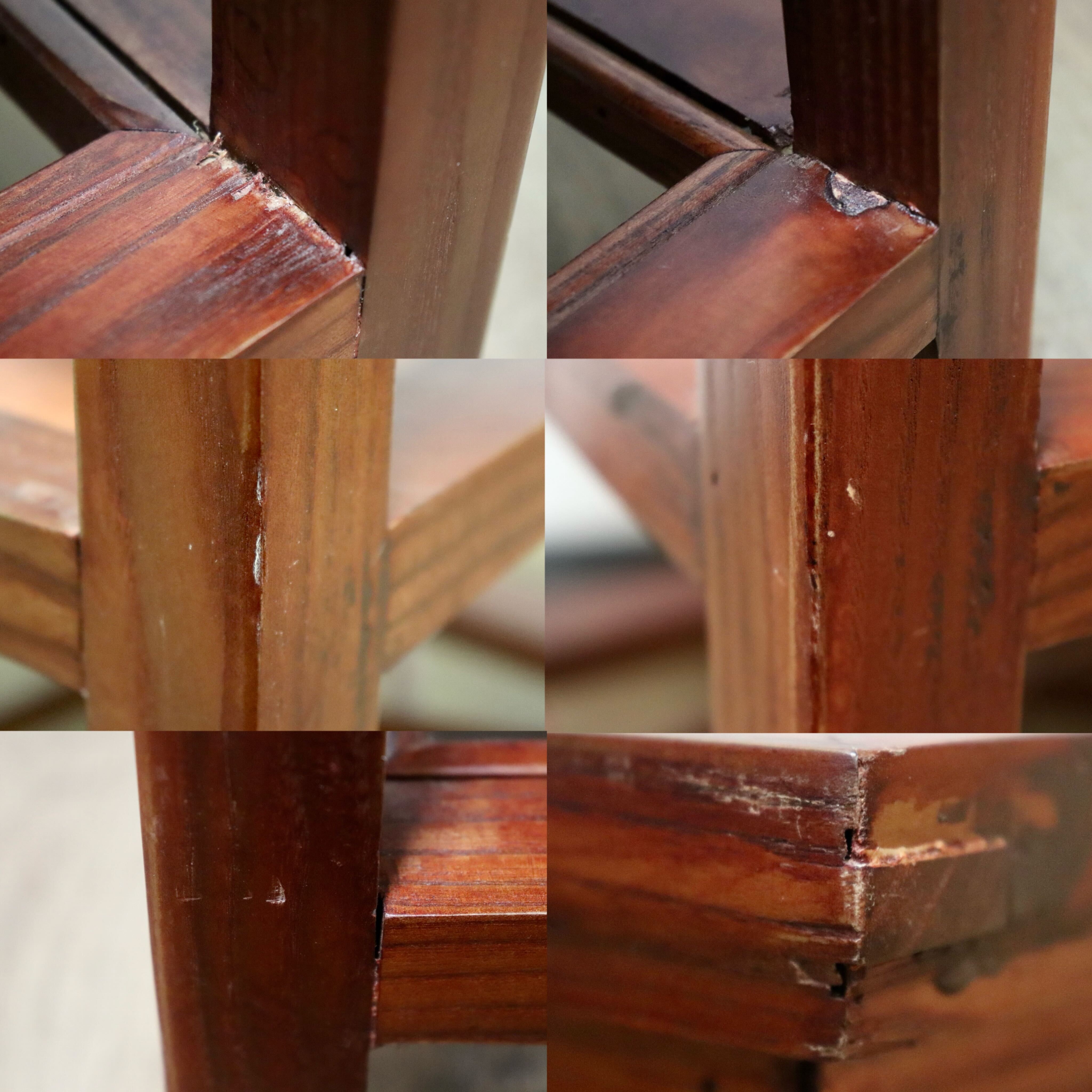 GMHK295I○中国民芸様式 アンティーク サイドテーブル コーヒーテーブル 花台 香炉台 飾り台 電話台 机 店舗什器 木製 クラシック アジアン