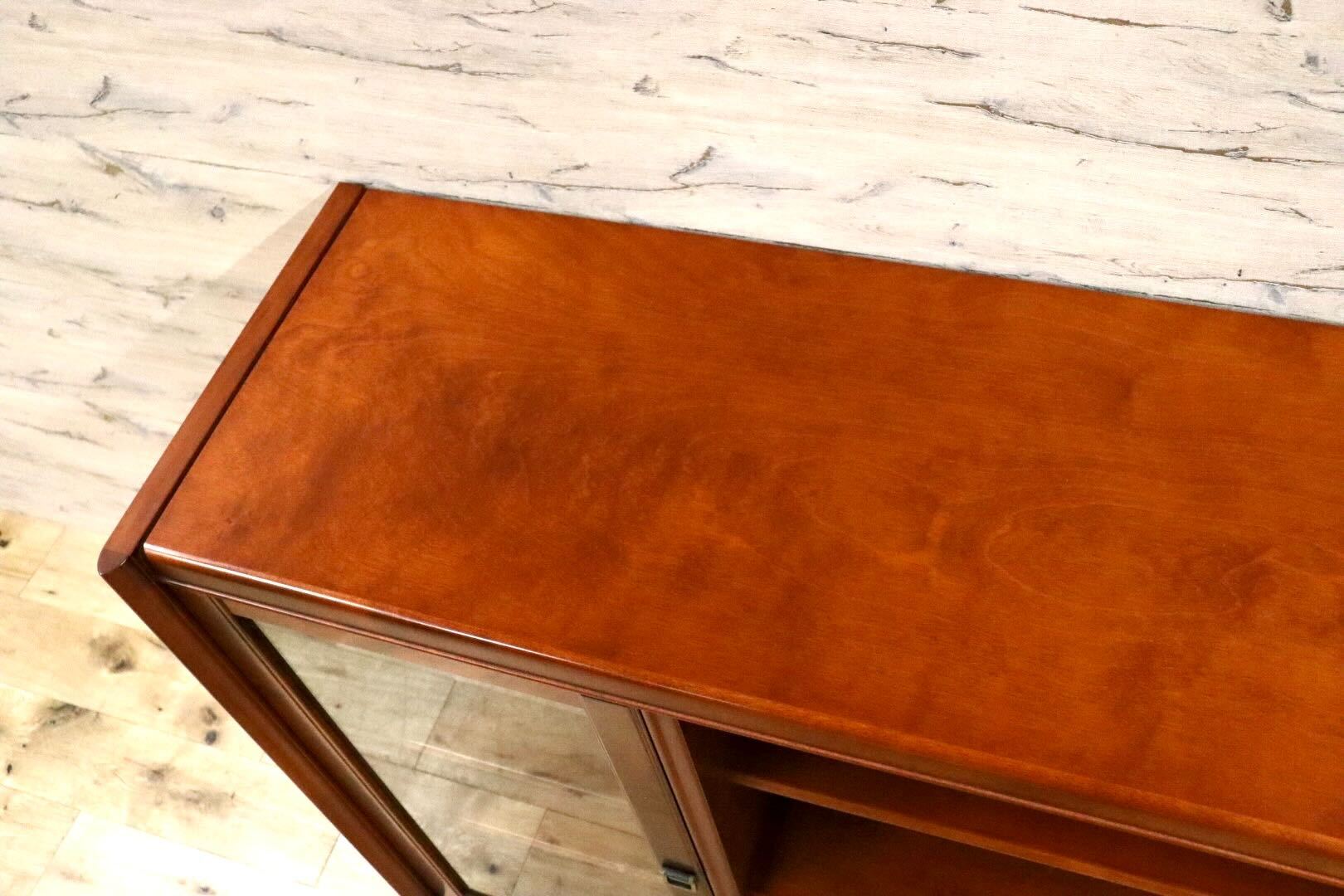 GMFH443○モリシゲ / MORISHIGE チアルズ サイドボード リビングボード キャビネット 飾り棚 収納家具 最高級 モダン 国産 約30万 展示品