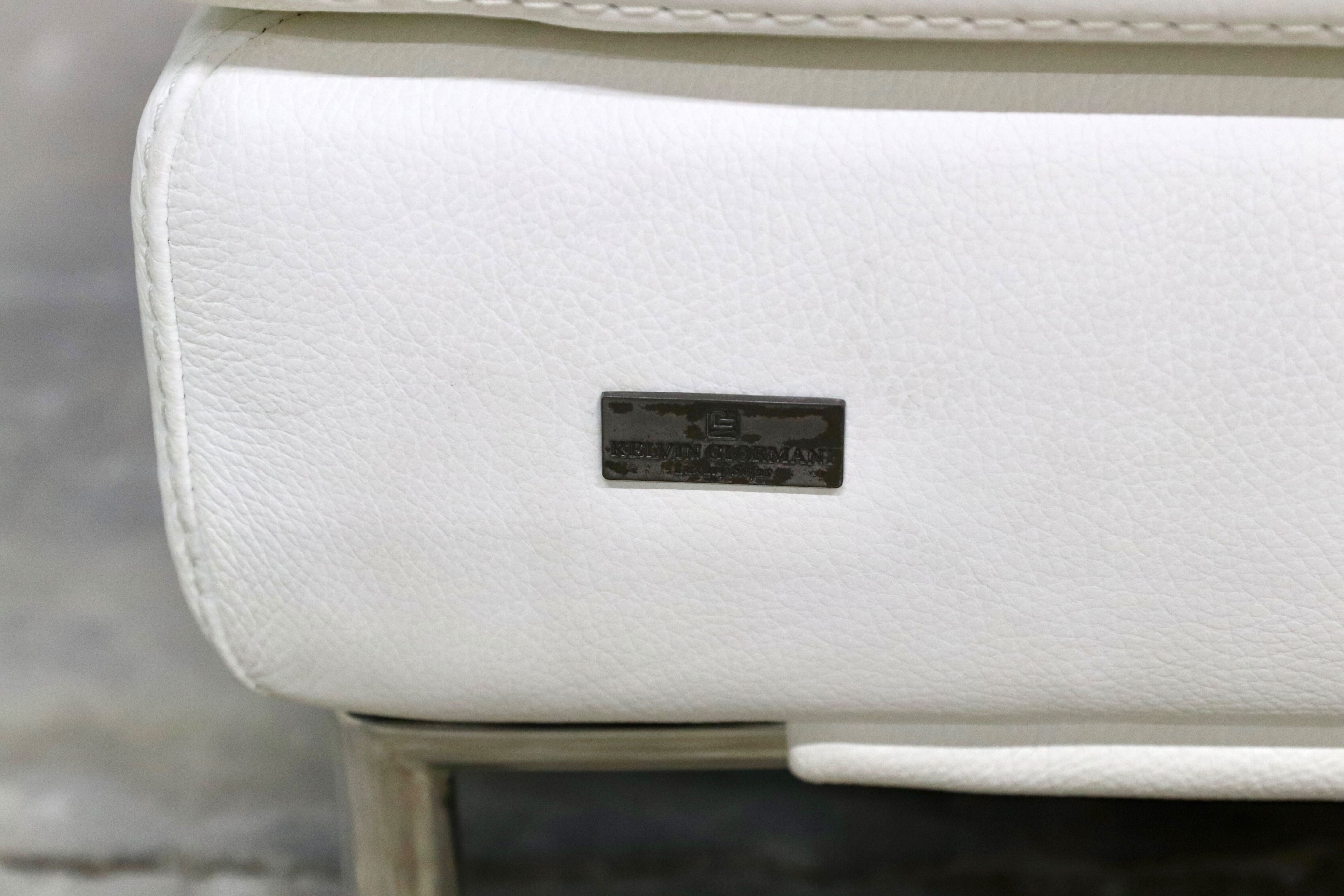 GMIK643○KELVIN GIORMANI / ケルビンジョルマーニ 本革 レザー カウチソファ ドイツ スタイリッシュモダン 最高級 約80万