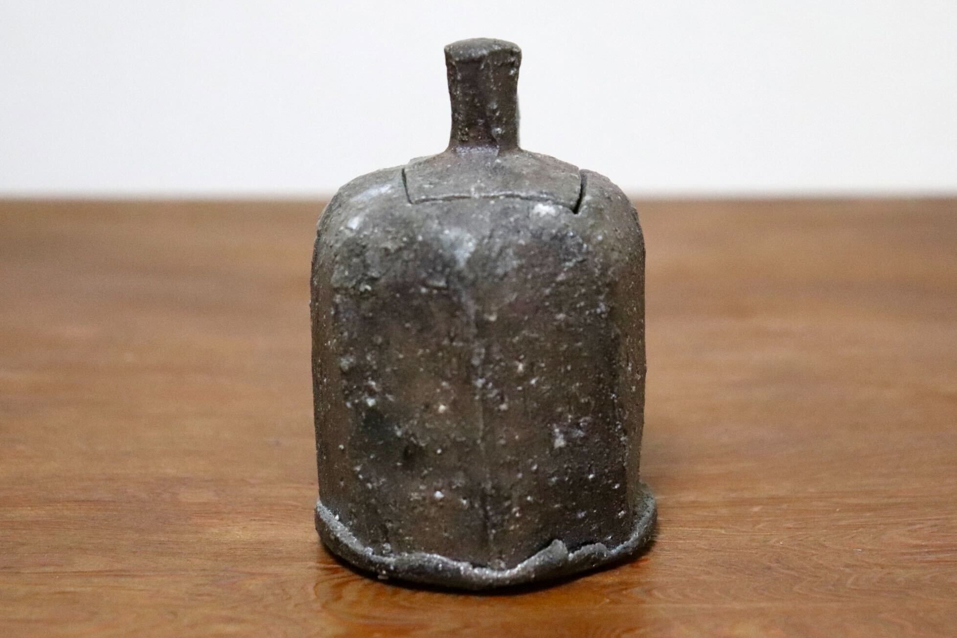 GMIO508A◯市野悟窯 丹波焼 醤油さし やきしめ 陶器 市野哲次 伝統工芸 丹波篠山 未使用