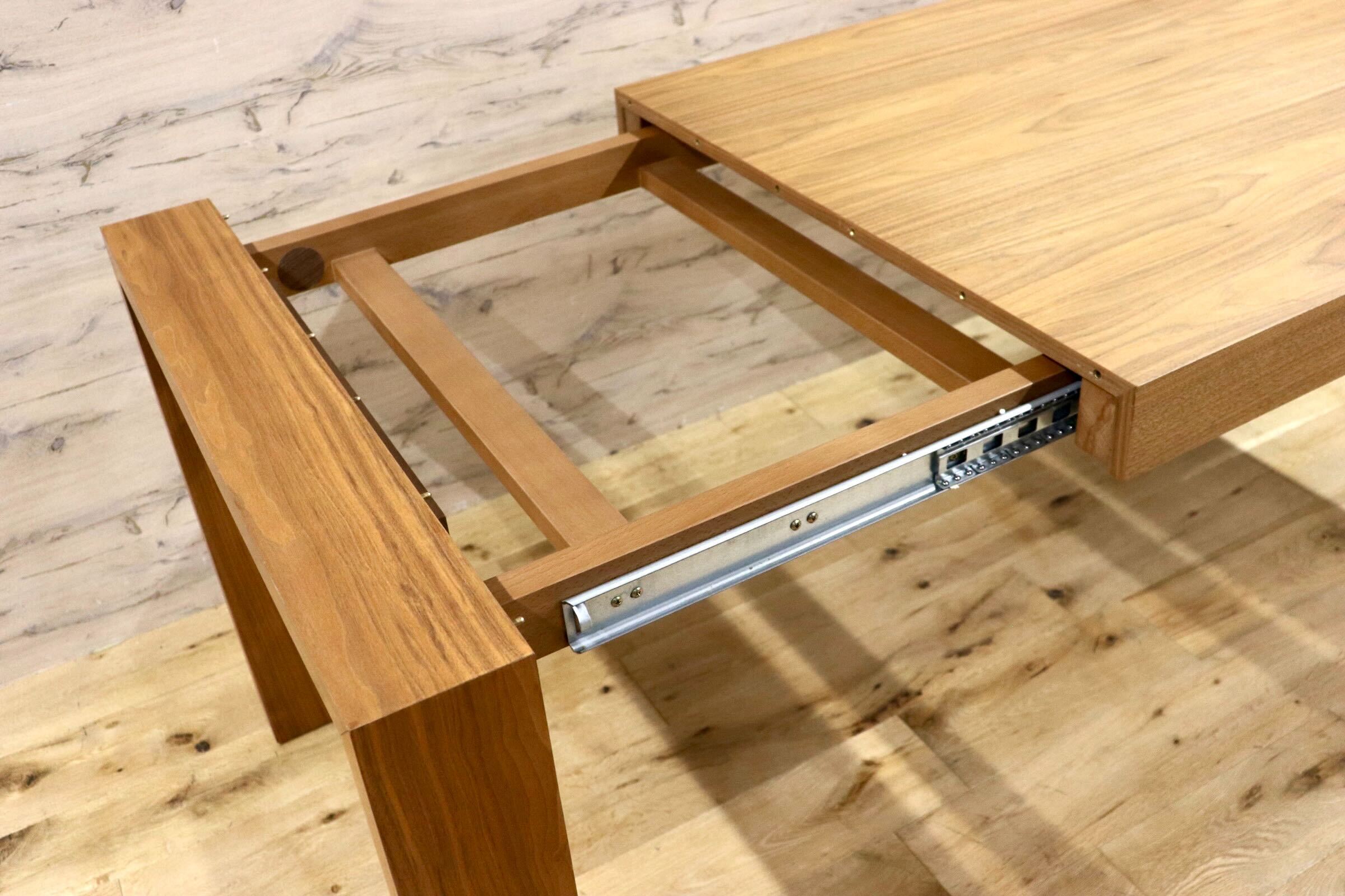 GMHF39○songdream / ソングドリーム CECILIO セシリオ ダイニングテーブル エクステンション 伸長式 ウォールナット 定価約13.6万 展示品