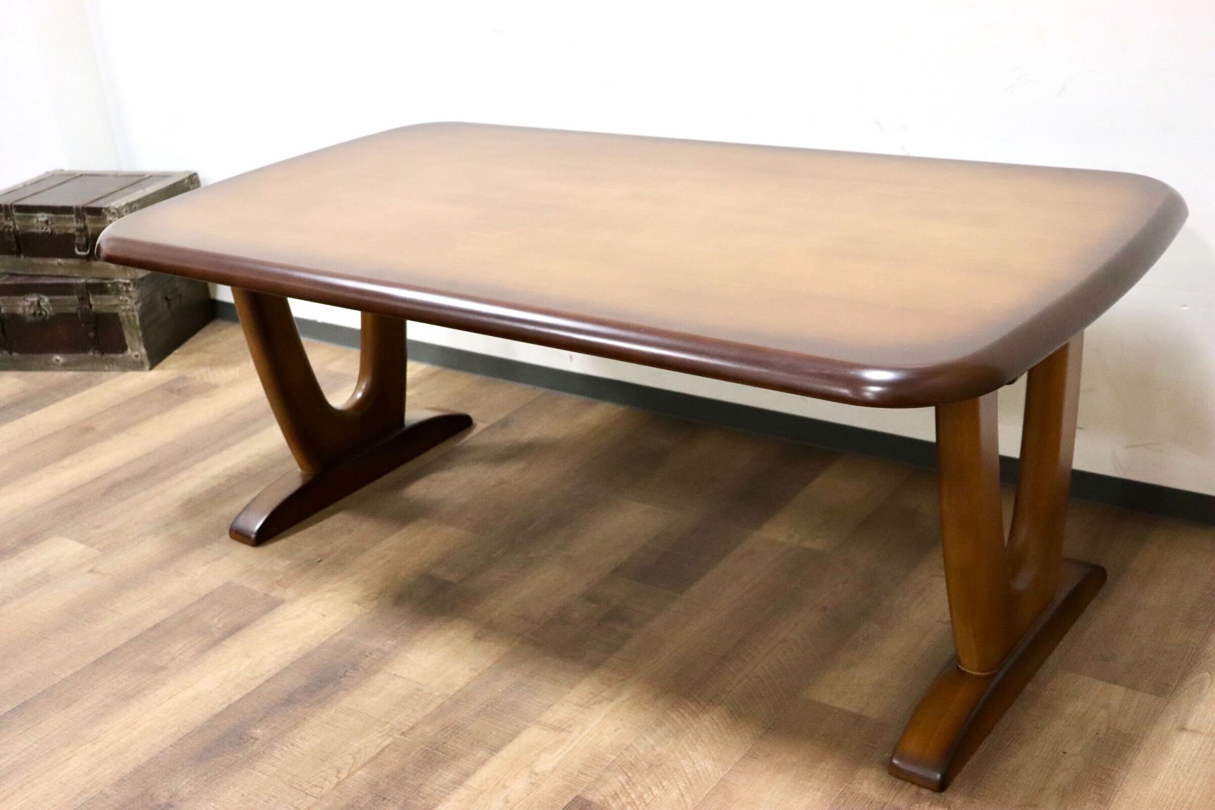 GMFK869○和モダン ダイニングテーブル 食卓テーブル 作業台 天然木 レトロ カントリー 検) karimoku 飛騨産業 浜本工芸