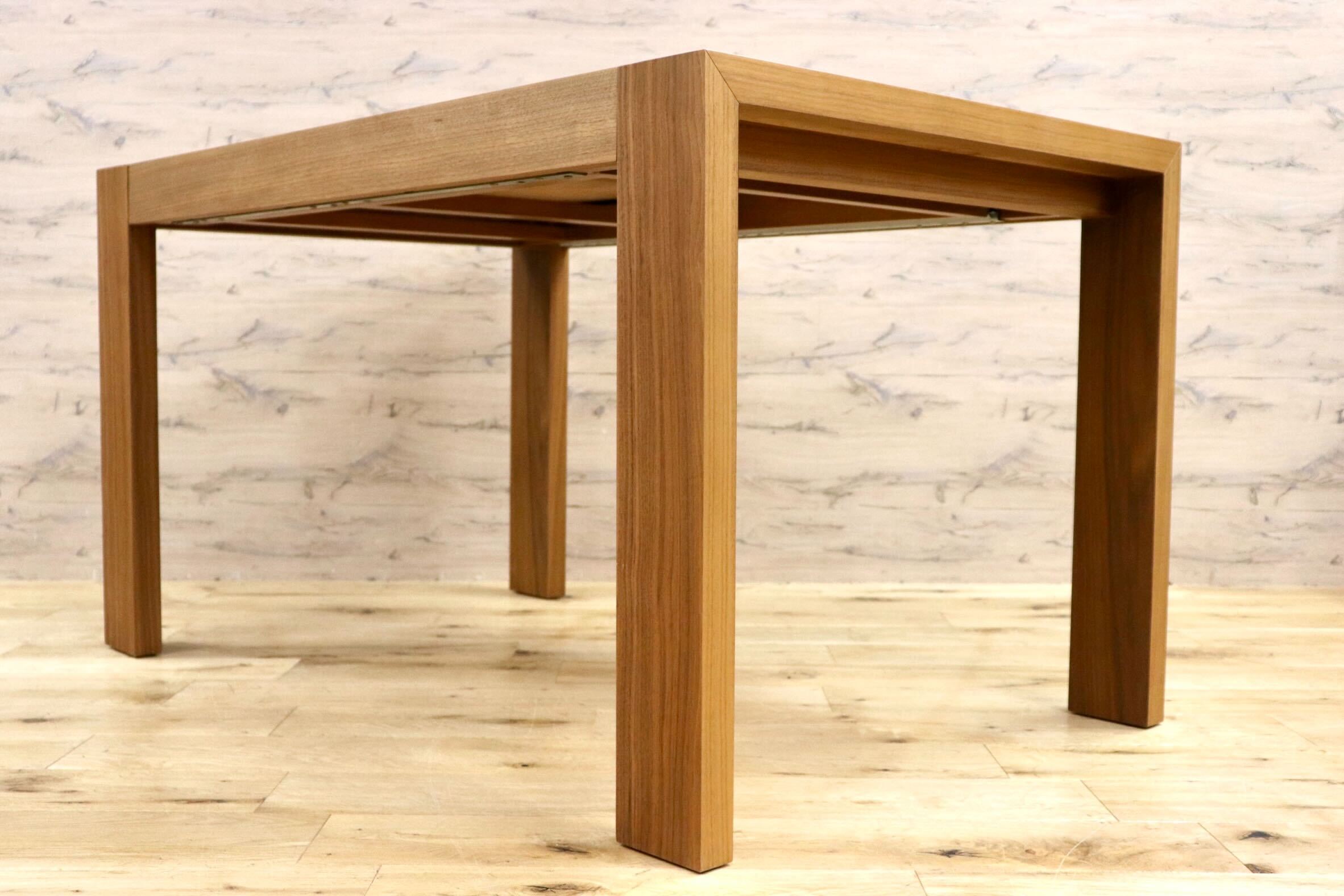 GMHF39○songdream / ソングドリーム CECILIO セシリオ ダイニングテーブル エクステンション 伸長式 ウォールナット 定価約13.6万 展示品