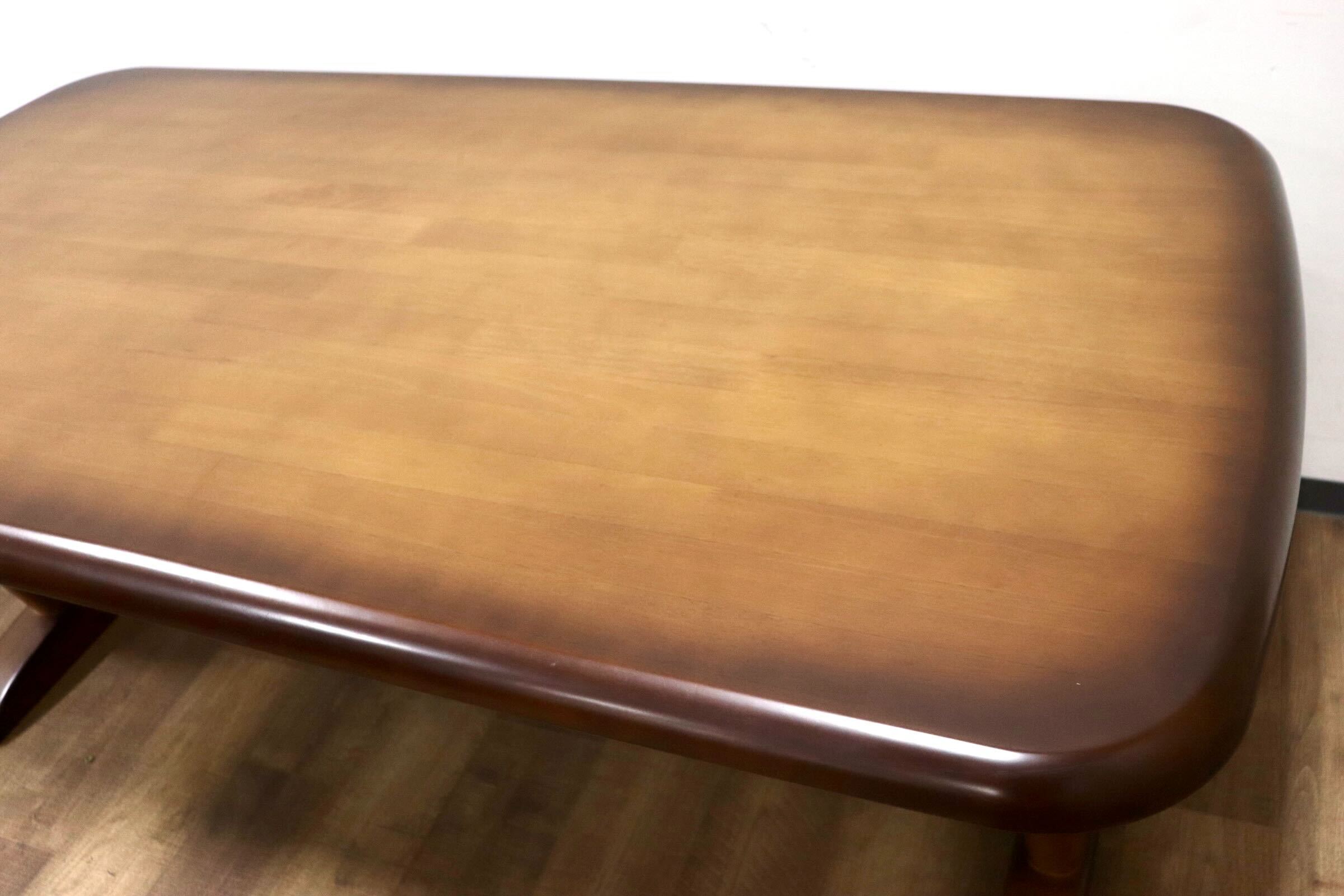 GMFK869○和モダン ダイニングテーブル 食卓テーブル 作業台 天然木 レトロ カントリー 検) karimoku 飛騨産業 浜本工芸