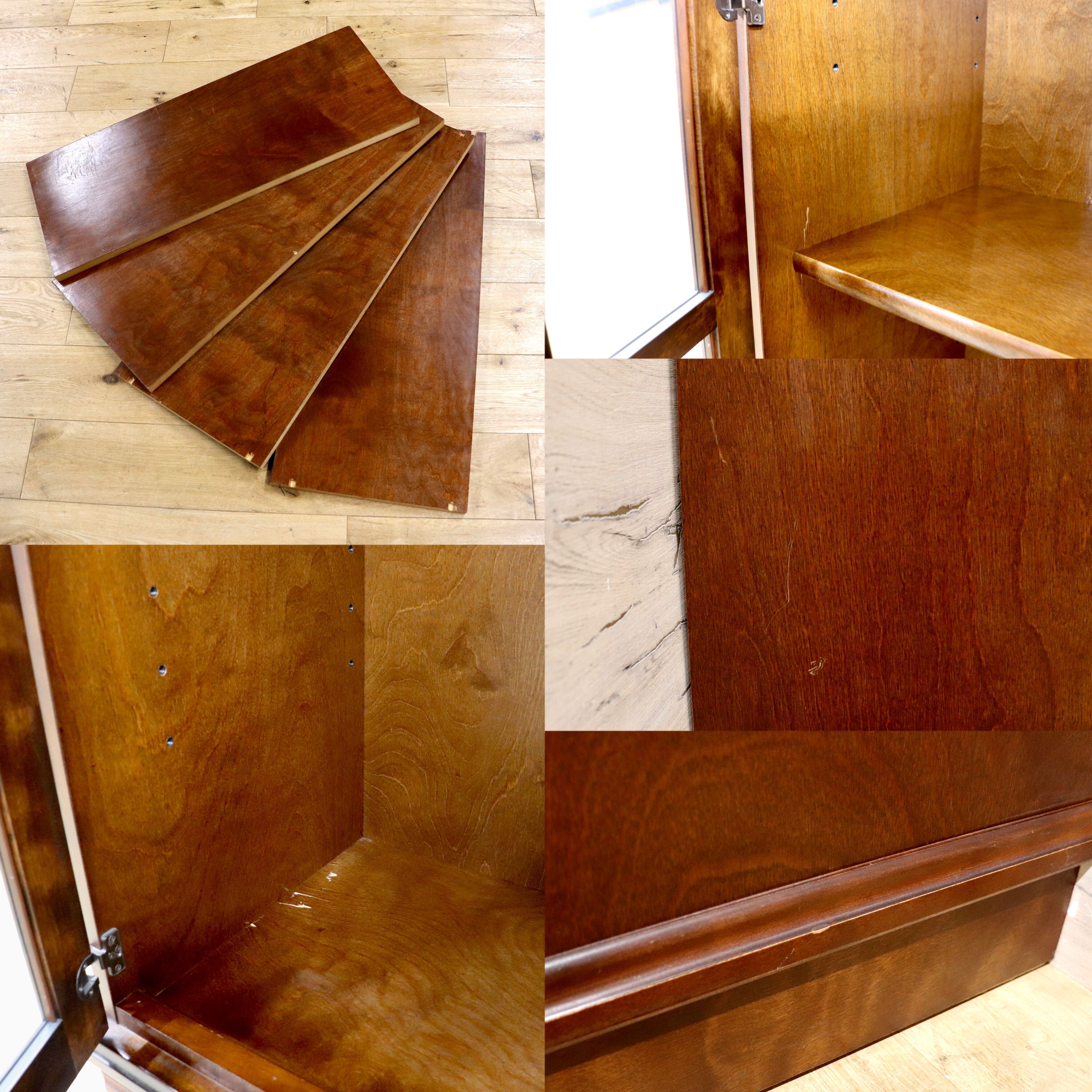 GMHH485B○Herbe / エルブ まりも 本棚 書棚 ブックシェルフ 本箱 飾り棚 キャビネット 収納家具 民芸家具 和家具 古民家 和モダン