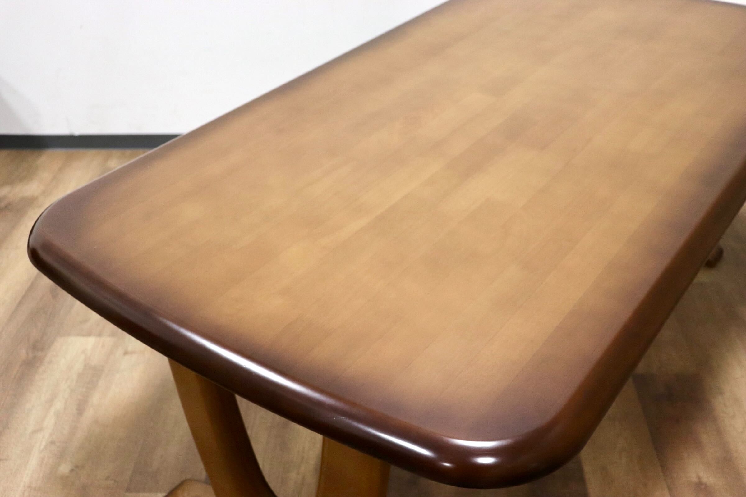 GMFK869○和モダン ダイニングテーブル 食卓テーブル 作業台 天然木 レトロ カントリー 検) karimoku 飛騨産業 浜本工芸