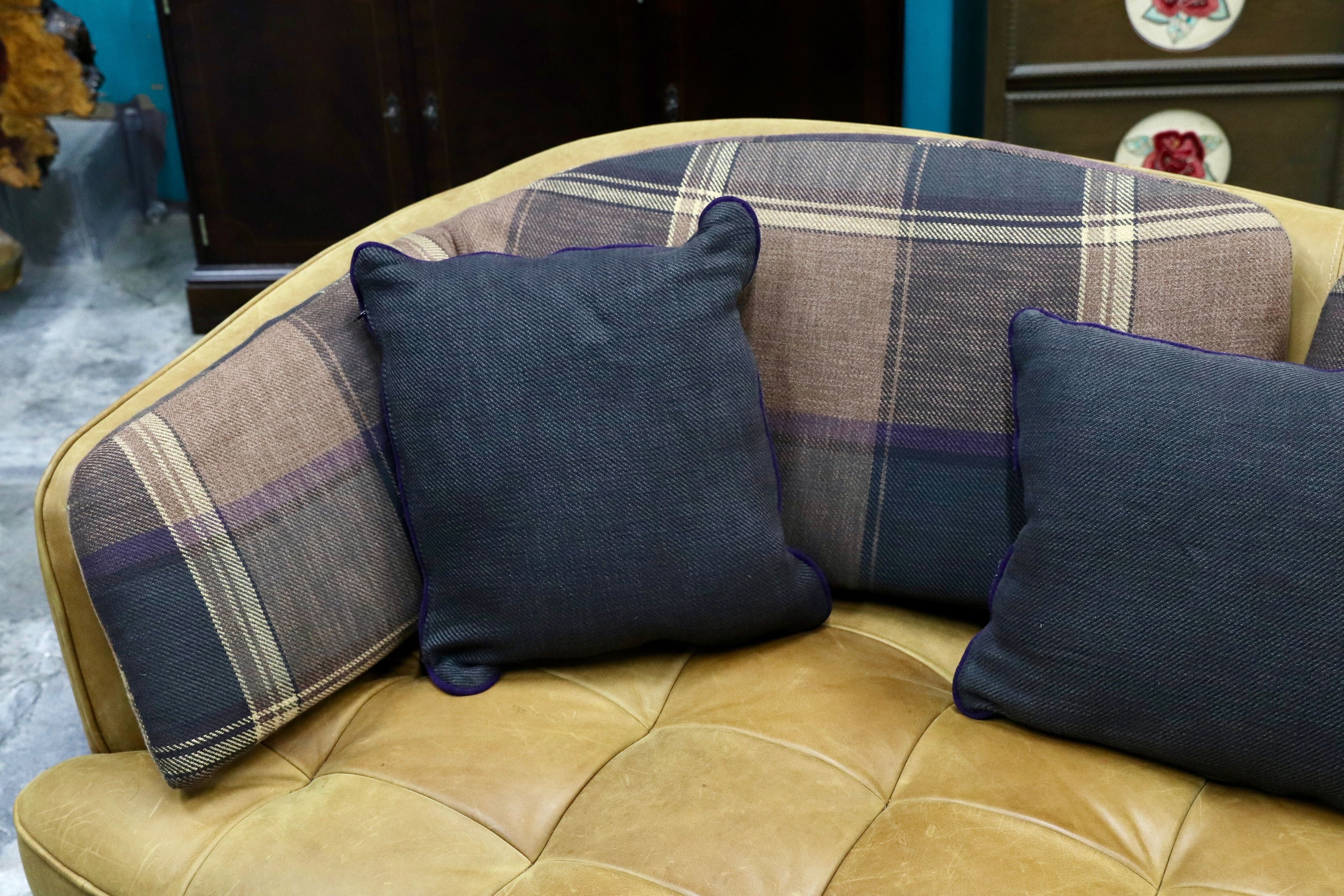 GMIK652B○tabu Leather Works / タブレザーワークス OPIAM sofa 3P オピアムソファ 3人掛けソファ トリプルソファ 本革 レザー 定価36.3万