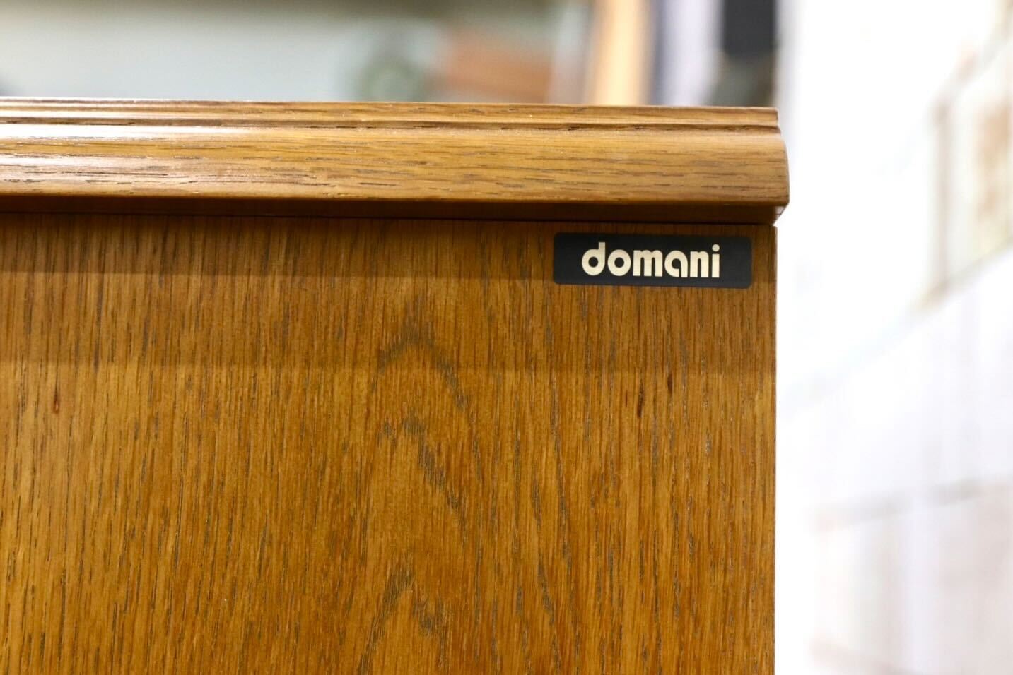 GMIK883〇domani / ドマーニ オーク材キャビネット サイドボード リビングボード 収納家具 クラシック アンティーク調 カリモク最高峰