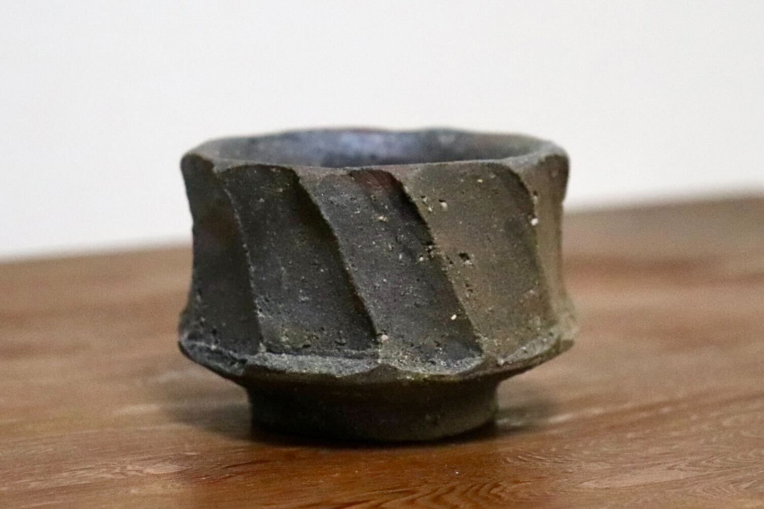 GMIO511C◯市野悟窯 丹波焼 ぐい呑み 酒器 陶器 市野哲次 伝統工芸 丹波篠山 未使用