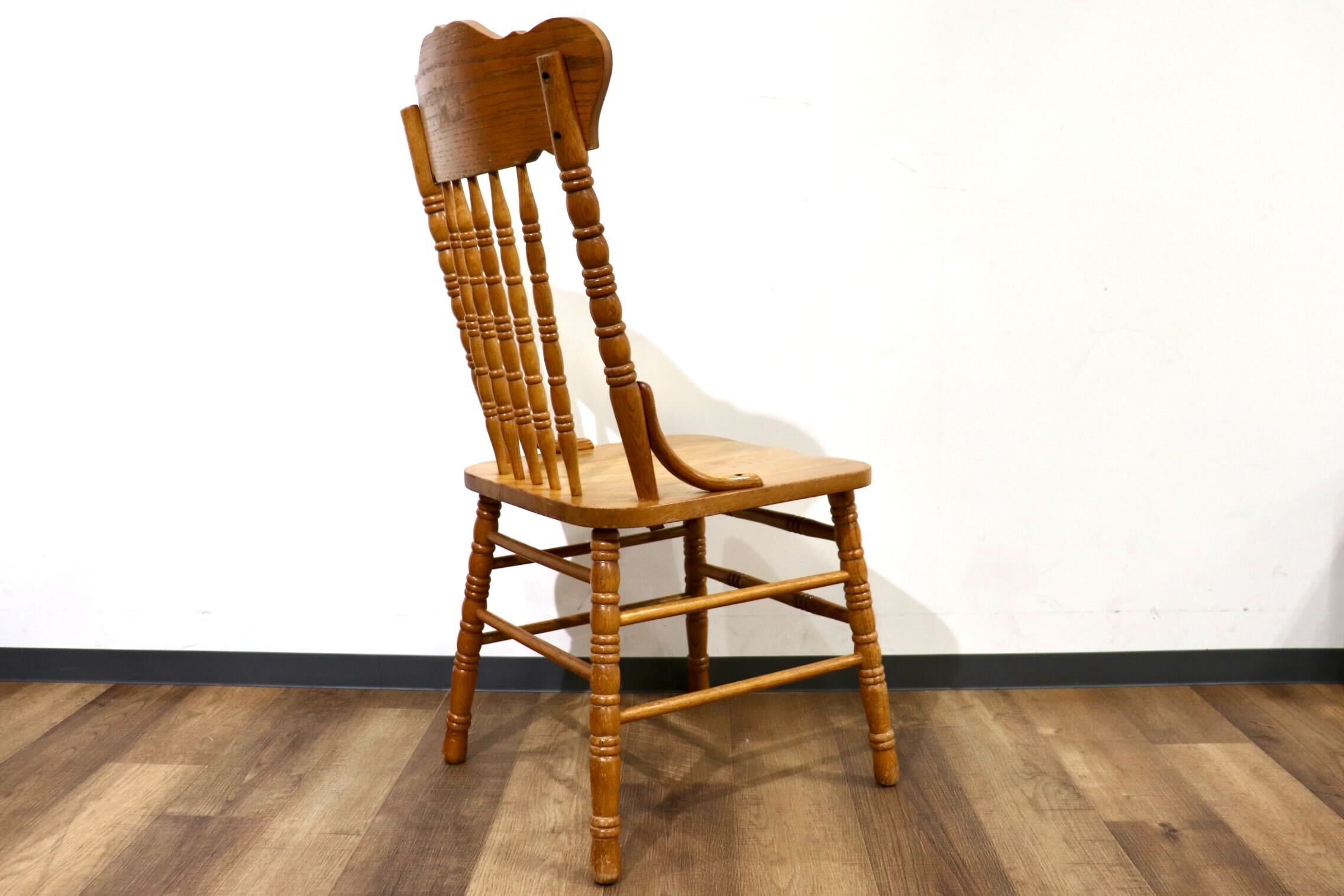 GMHH344B○Shin Lee / シンリー ダイニングチェア 食卓椅子 ハイバック オーク材 彫刻 カントリー アンティーク IDC大塚家具