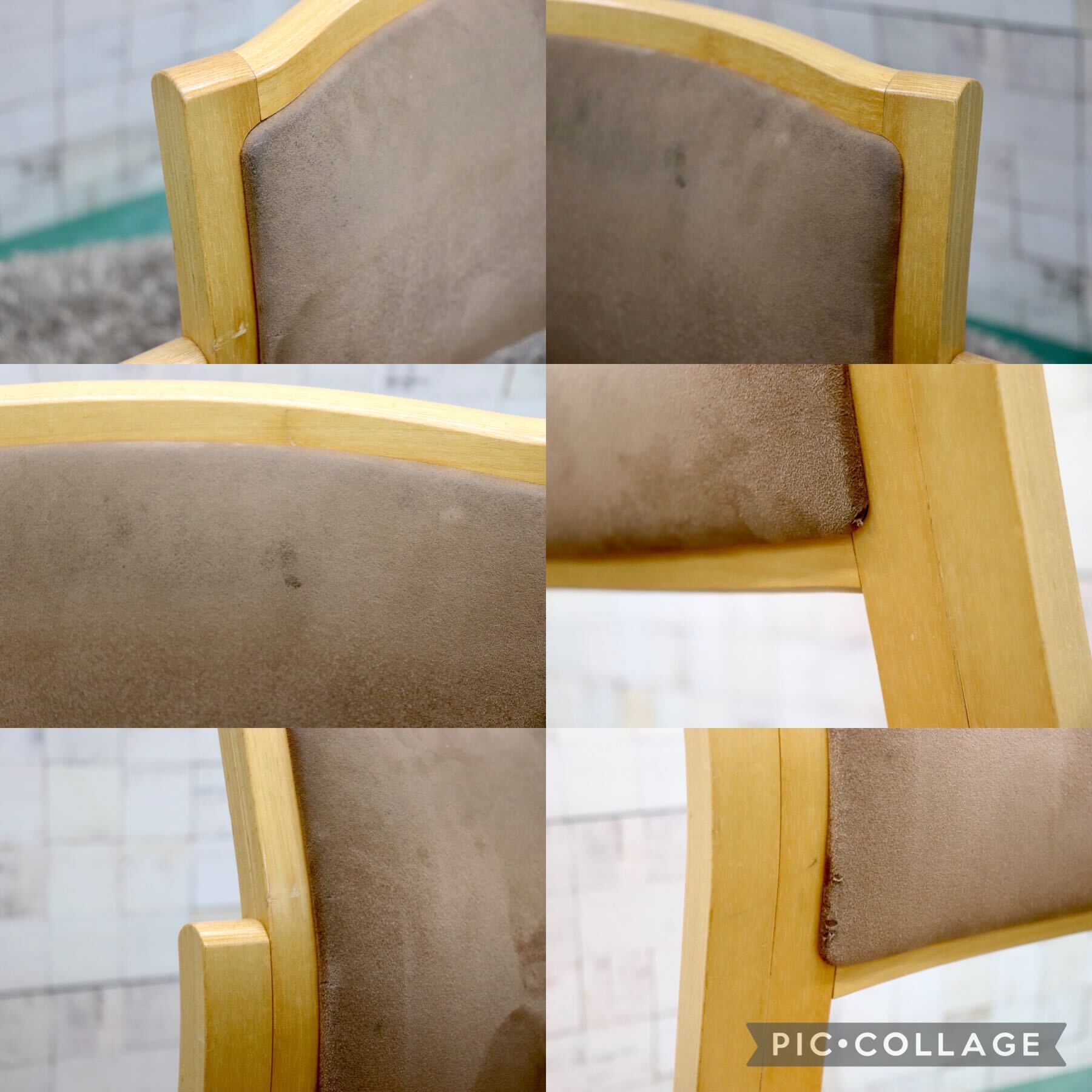 GMGS23A○arflex / アルフレックス NU アームレスチェア ダイニングチェア 椅子 川上元美 ファブリック イタリア モダン 定価約11万