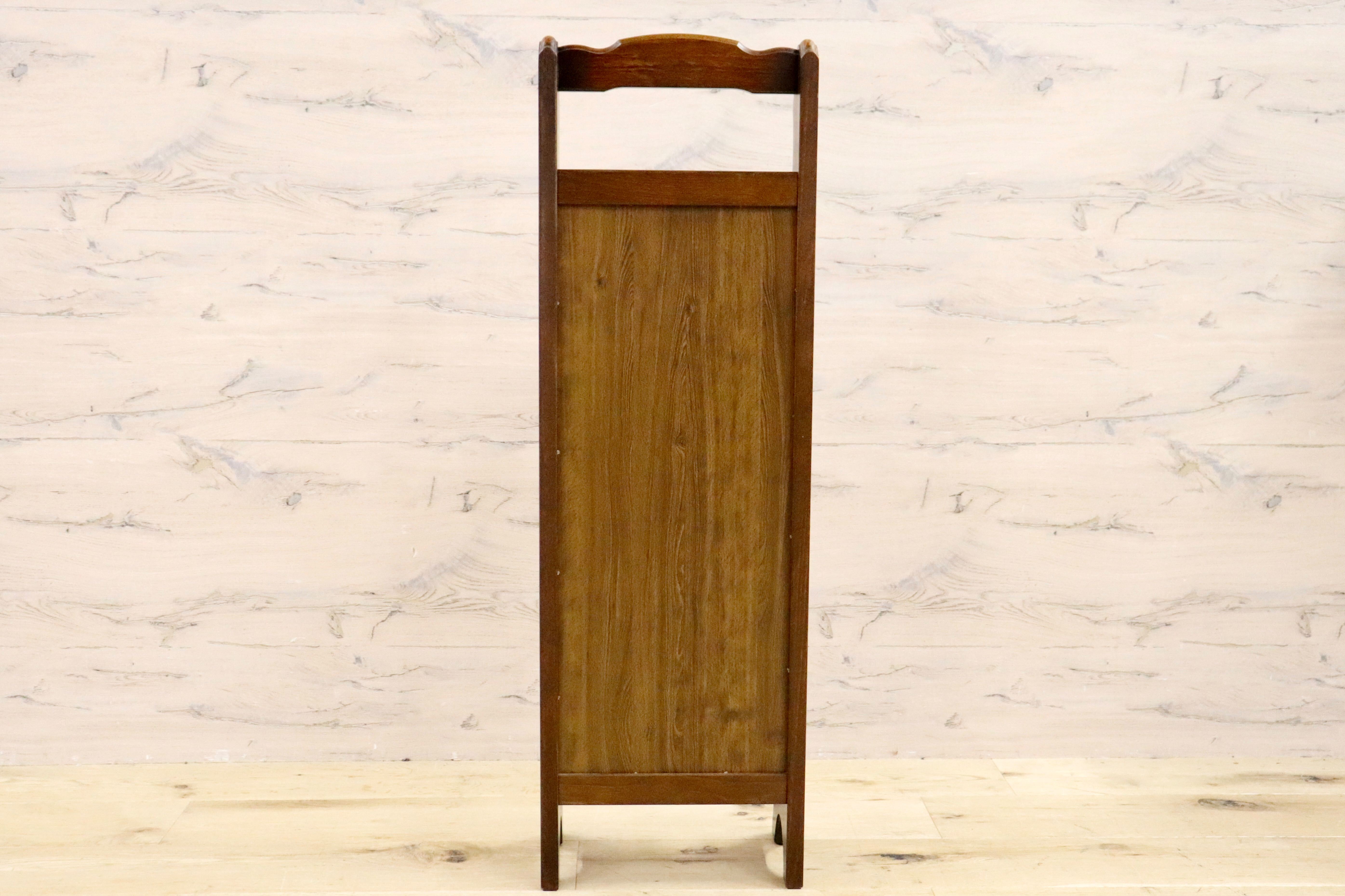 GMHS149○karimoku / カリモク スリッパラック 靴収納 玄関収納 5段 ナチュラル レトロ 木製 国産家具 美品