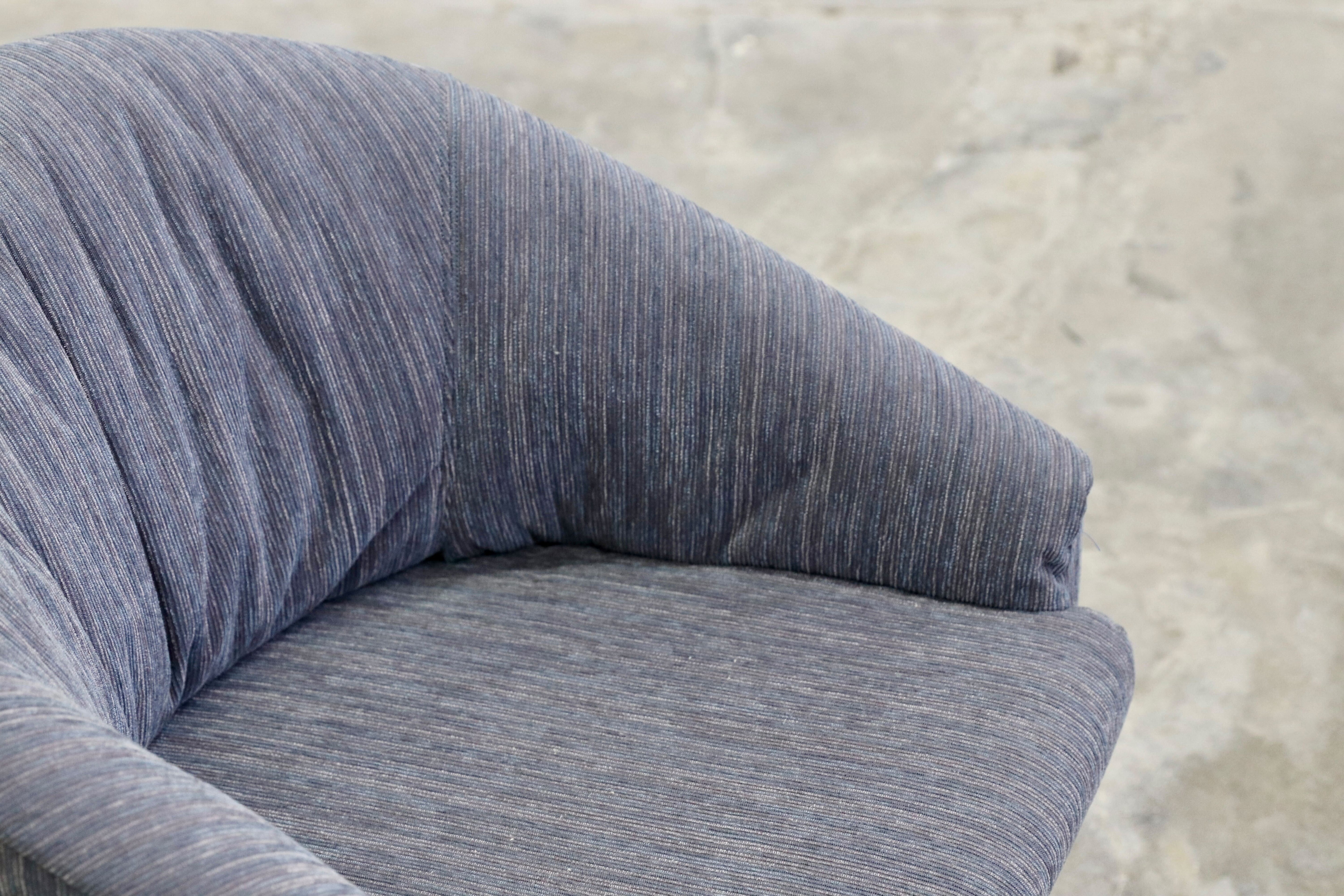 GMHH297E○HUKLA / フクラ ファブリック ラウンジチェア オフィス 書斎 チェア 1人掛けソファ レトロモダン レトロポップ