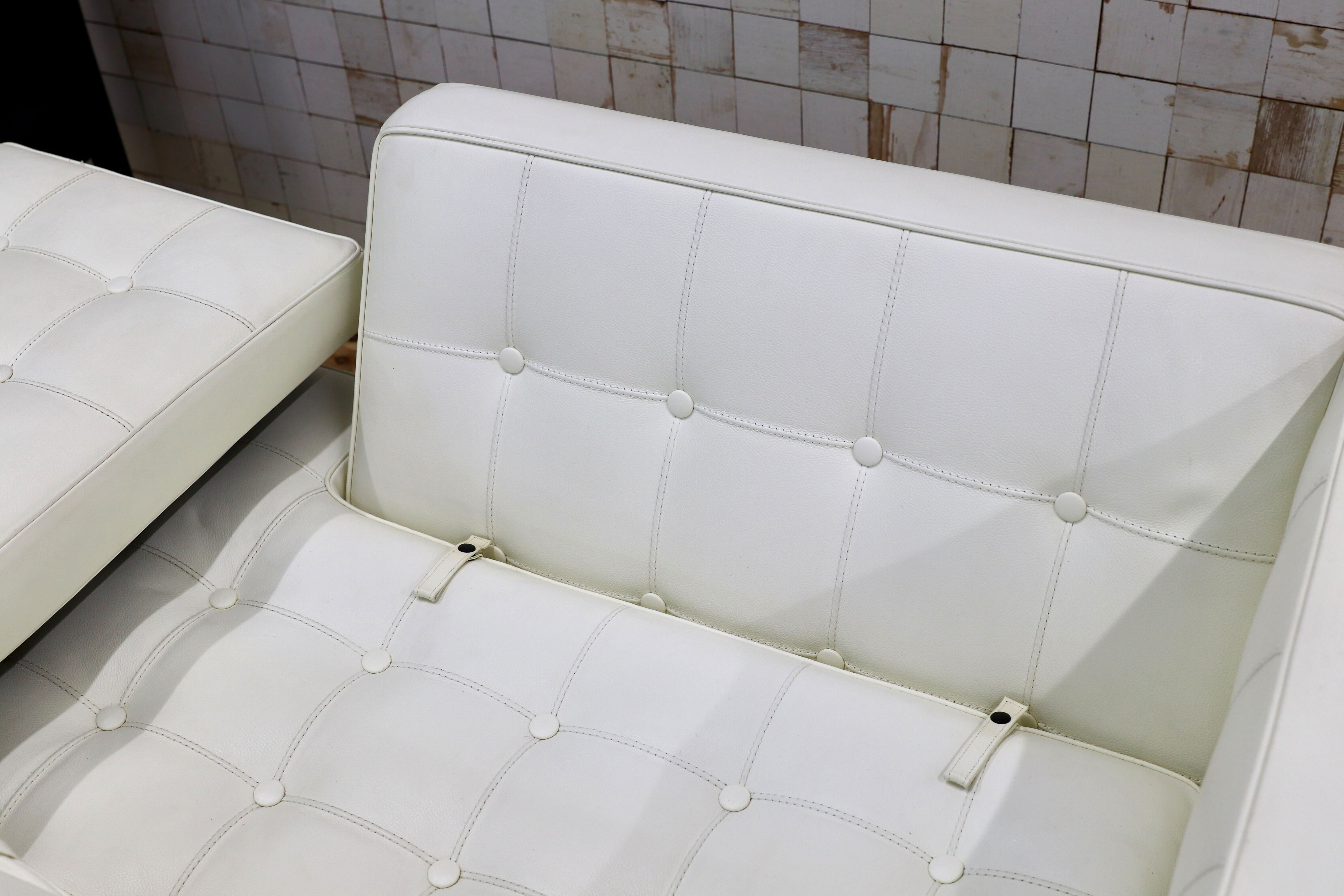 GMIK670○Cassina / カッシーナ PRIVE プリヴェ 1人掛けソファ 右肘アームソファ フィリップ・スタルク イタリアモダン 白本革 定価244万