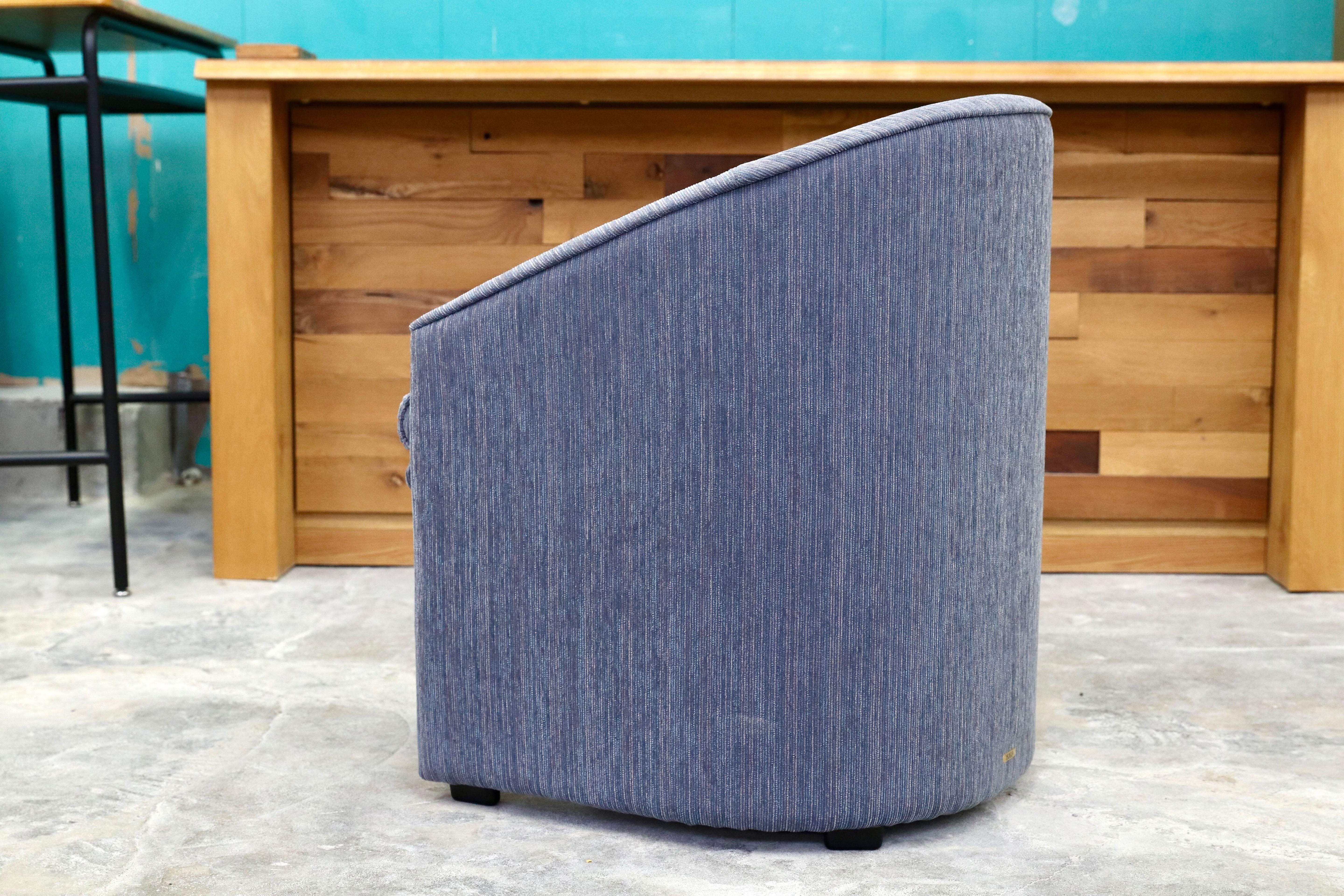 GMHH297E○HUKLA / フクラ ファブリック ラウンジチェア オフィス 書斎 チェア 1人掛けソファ レトロモダン レトロポップ