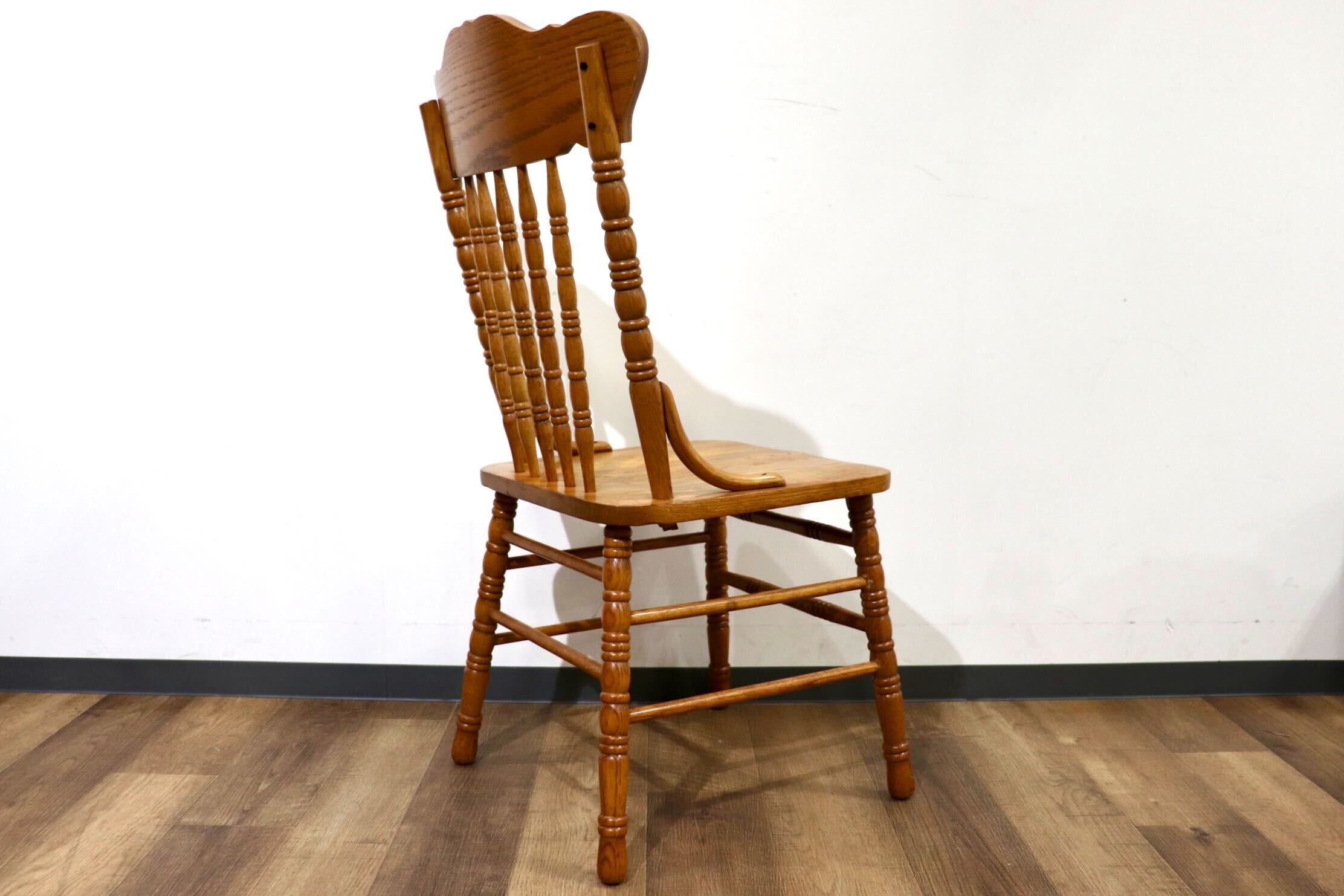 GMHH344C○Shin Lee / シンリー ダイニングチェア 食卓椅子 ハイバック オーク材 彫刻 カントリーアンティーク IDC大塚家具