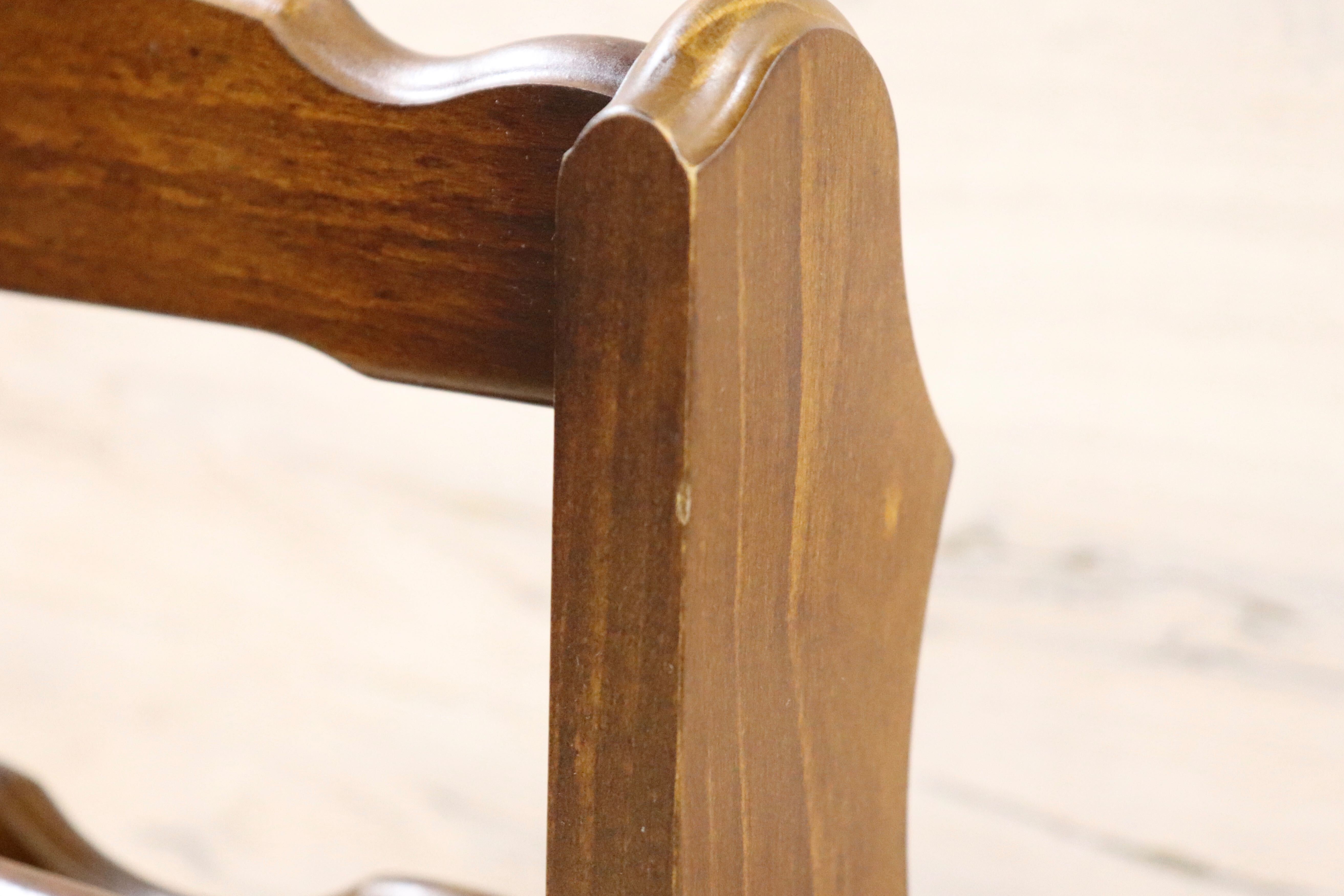 GMHS149○karimoku / カリモク スリッパラック 靴収納 玄関収納 5段 ナチュラル レトロ 木製 国産家具 美品