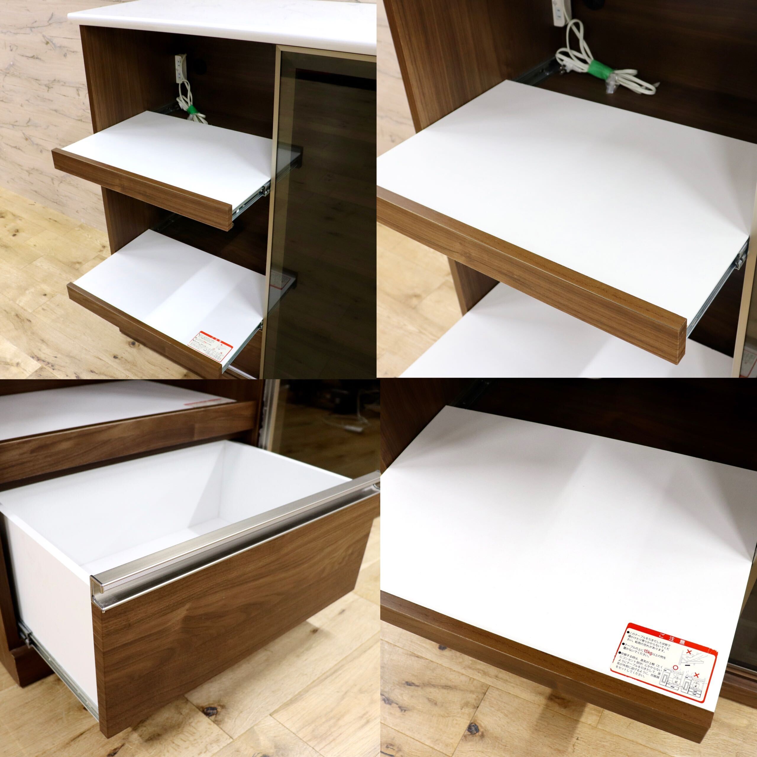 GMIH78○古賀家具 / KOGA キッチンカウンター 食器棚 キッチン収納 レンジ台 炊飯器 カップボード 収納棚 飾り棚 モダン 国産家具