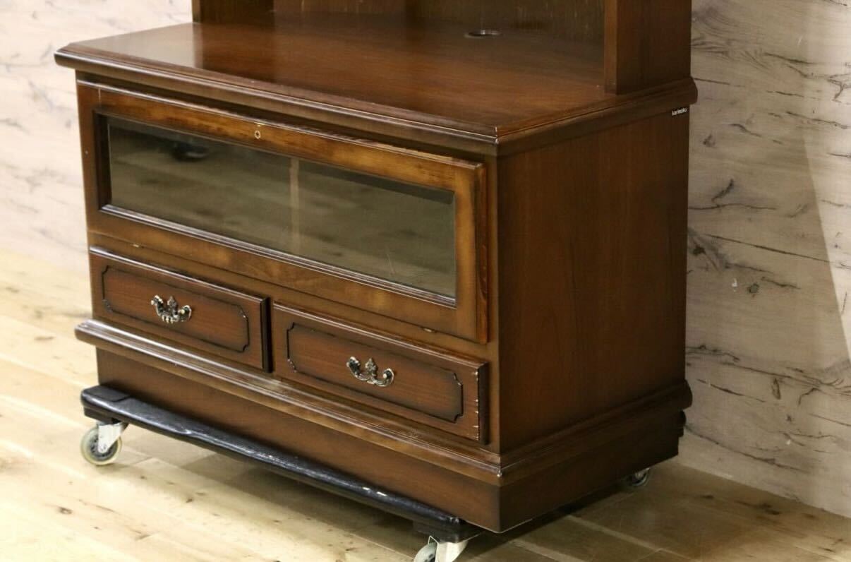 GMIH253○karimoku / カリモク リビングボード テレビボード キャビネット コロニアル オールド カントリー アンティーク 国産家具