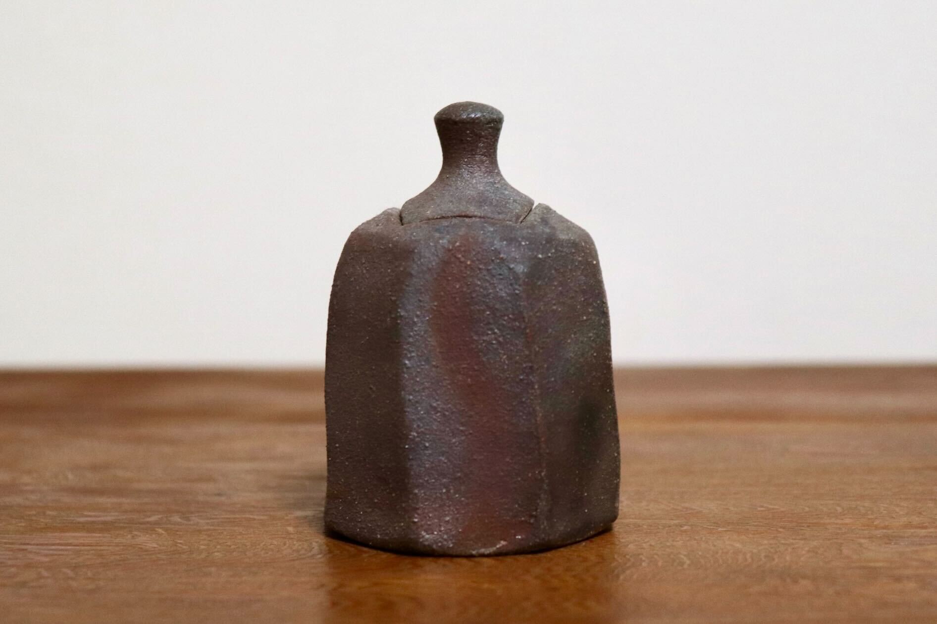 GMIO508B◯市野悟窯 市野哲次 丹波焼 やきしめ醤油さし 陶器 丹波篠山 伝統工芸 未使用