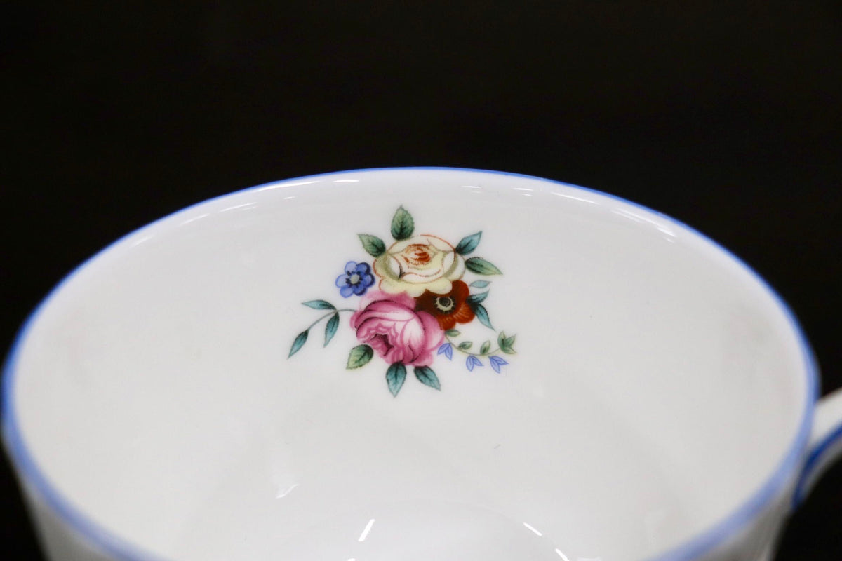 GMJH332BN◯MINTON / ミントン Summer Bouquet サマーブーケ カップ&ソーサー ティーカップ プレート 花柄 西洋 ヴィンテージ 廃盤 稀少